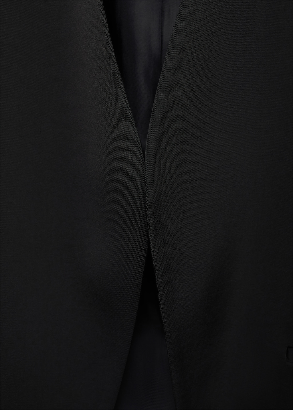 Double-breasted suit blazer