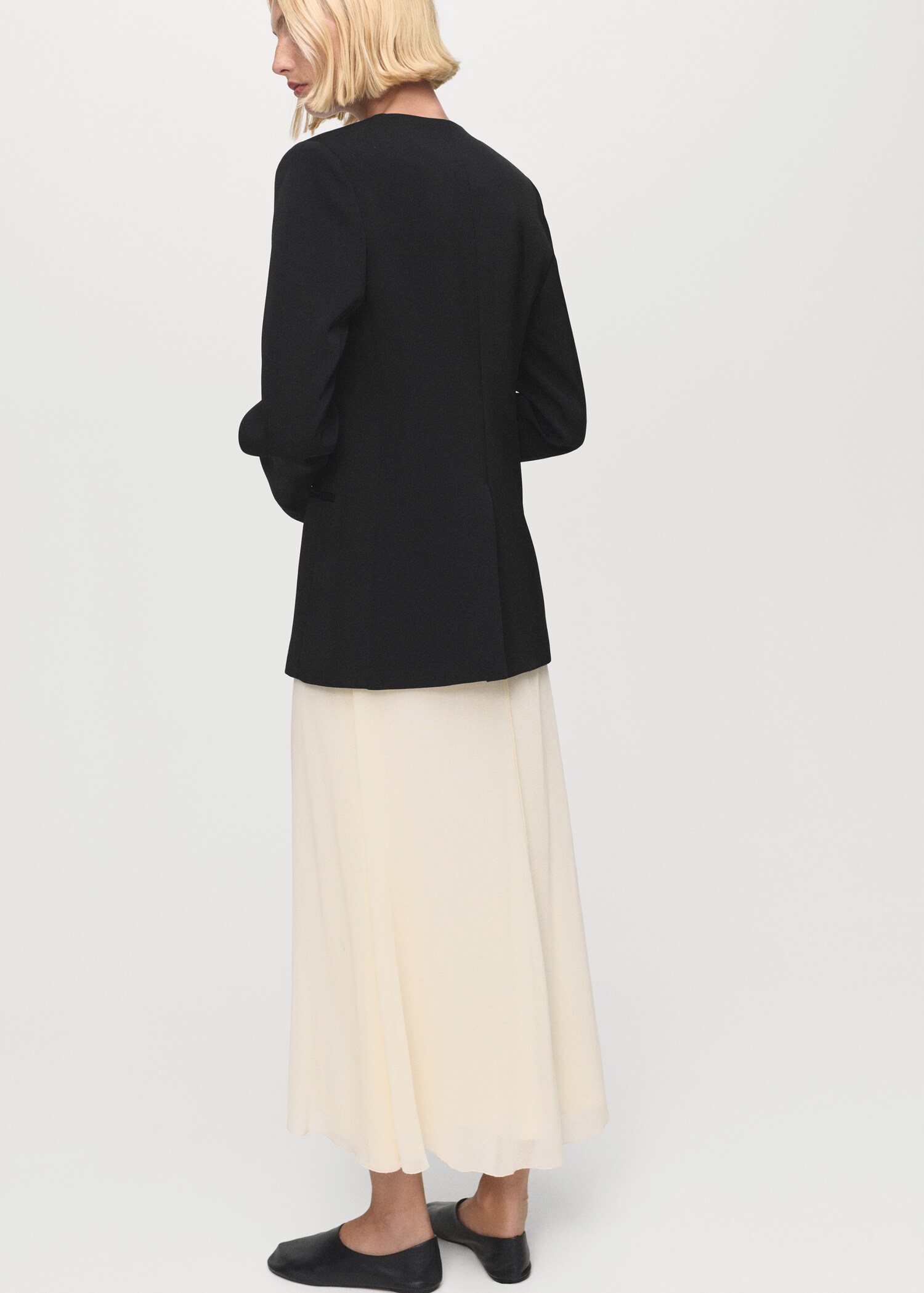 Double-breasted suit jacket - Reverse of the article
