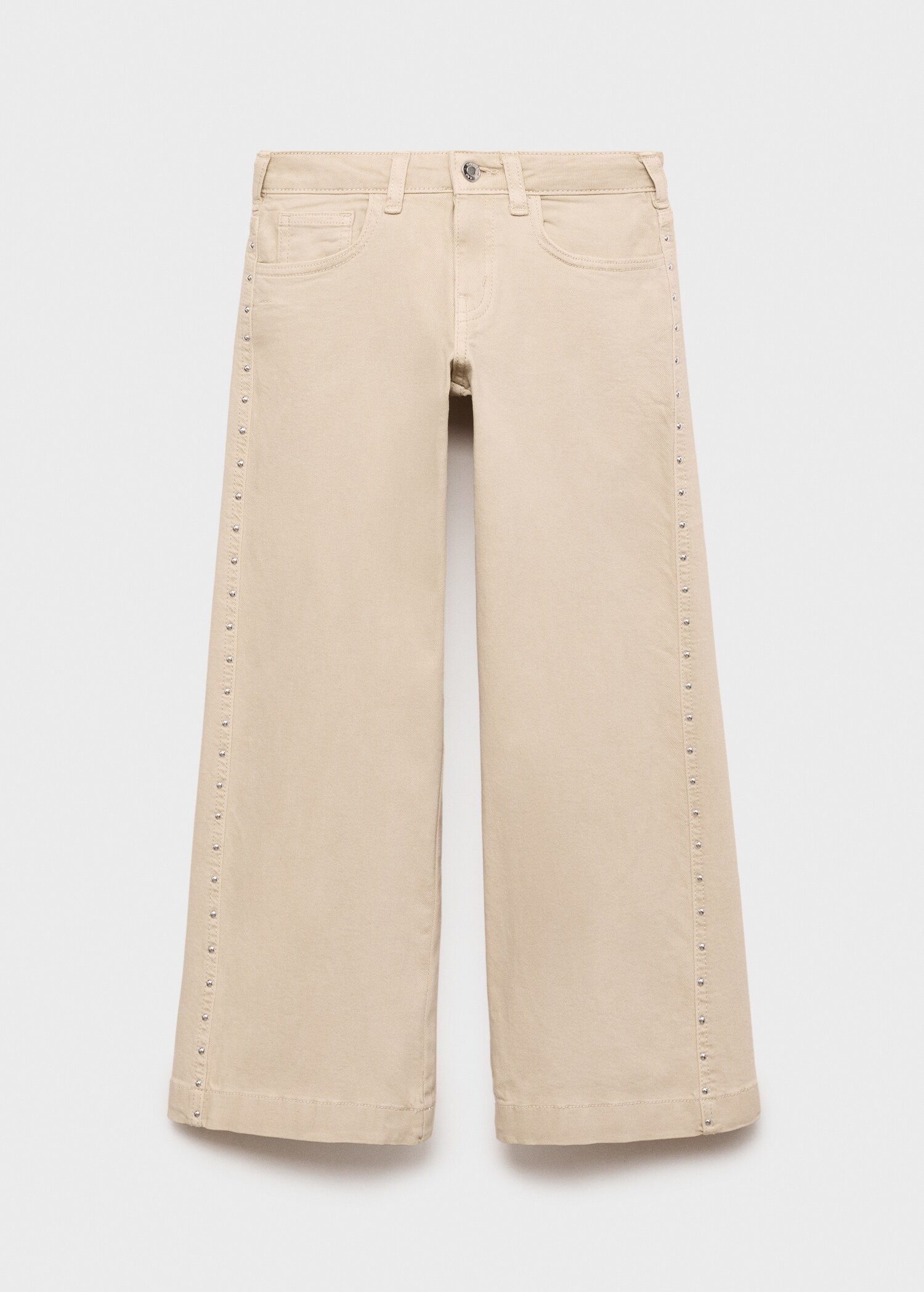 Wide leg jeans with studs - Article without model