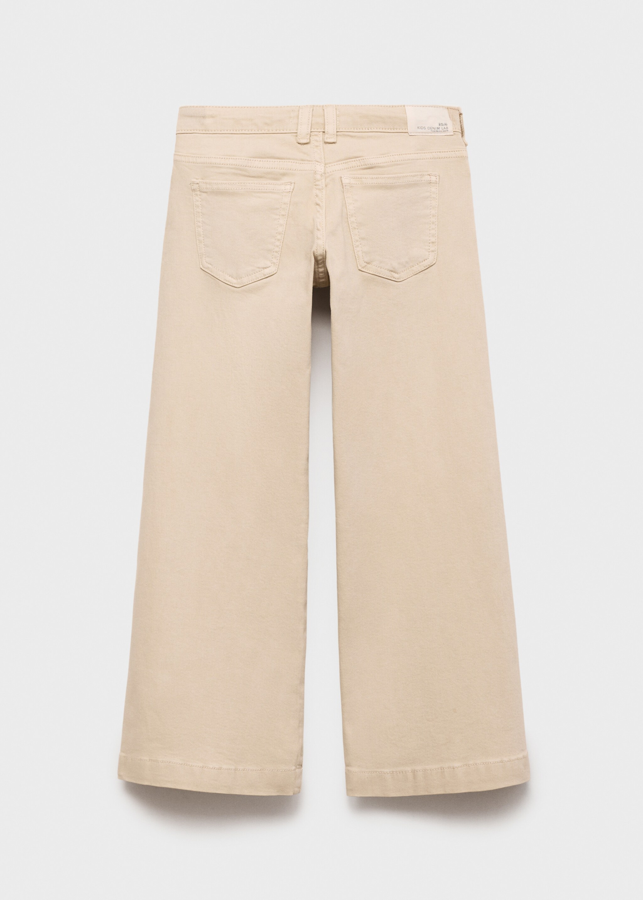 Wide leg jeans with studs - Reverse of the article