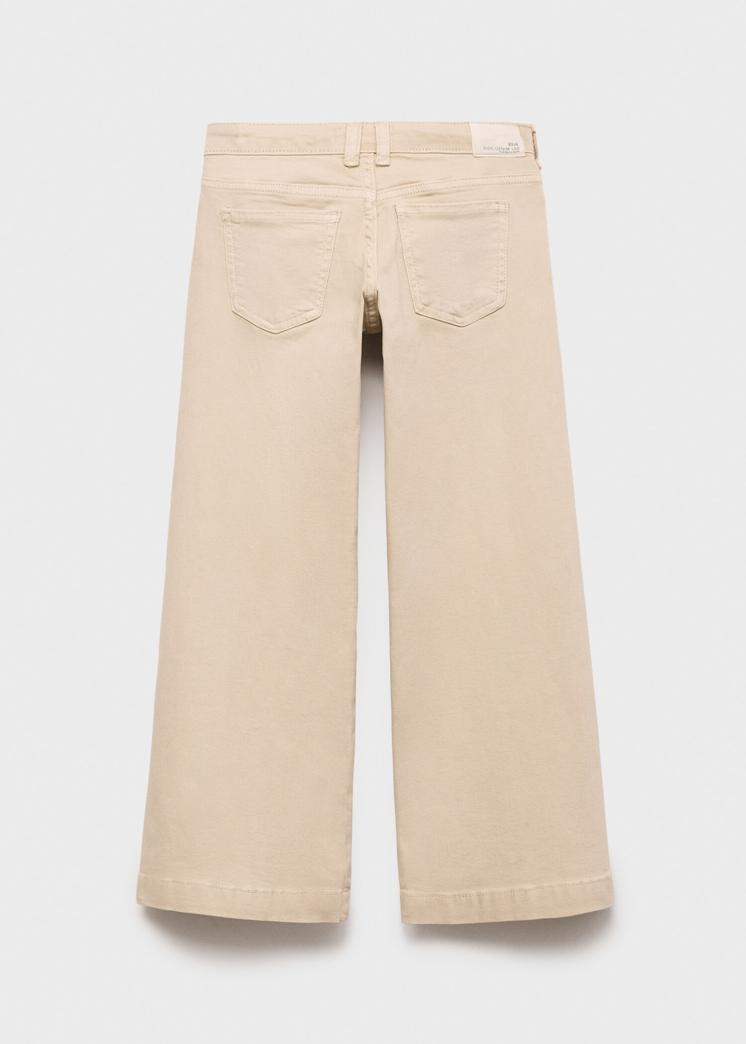 Wide leg jeans with studs - Reverse of the article