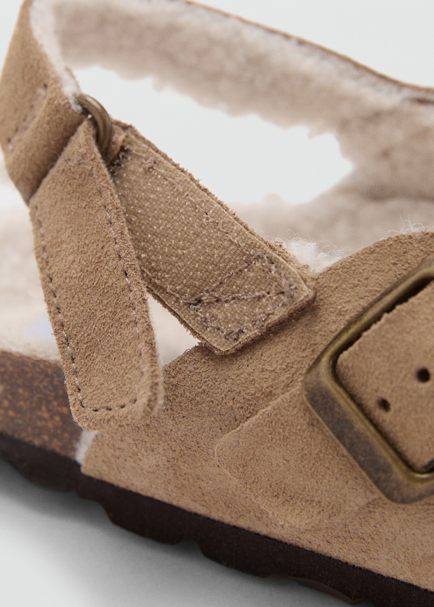 Sabots cuir doublure imitation mouton retourné - Détail de l'article 2