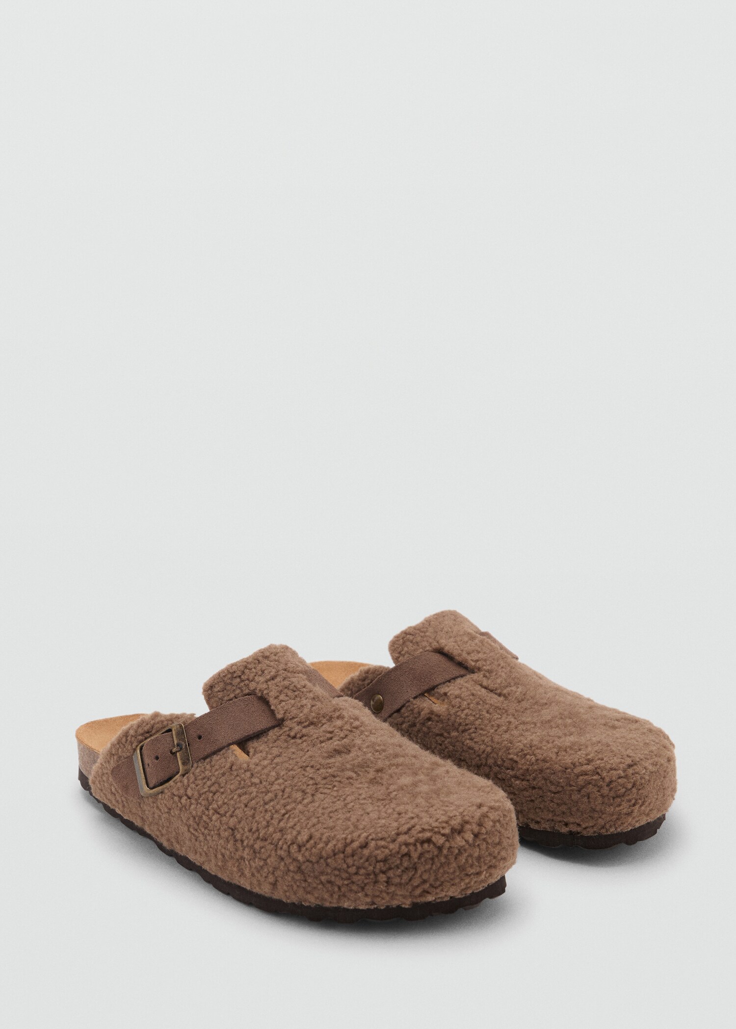 Sheepskin-effect clogs - رؤية وسط