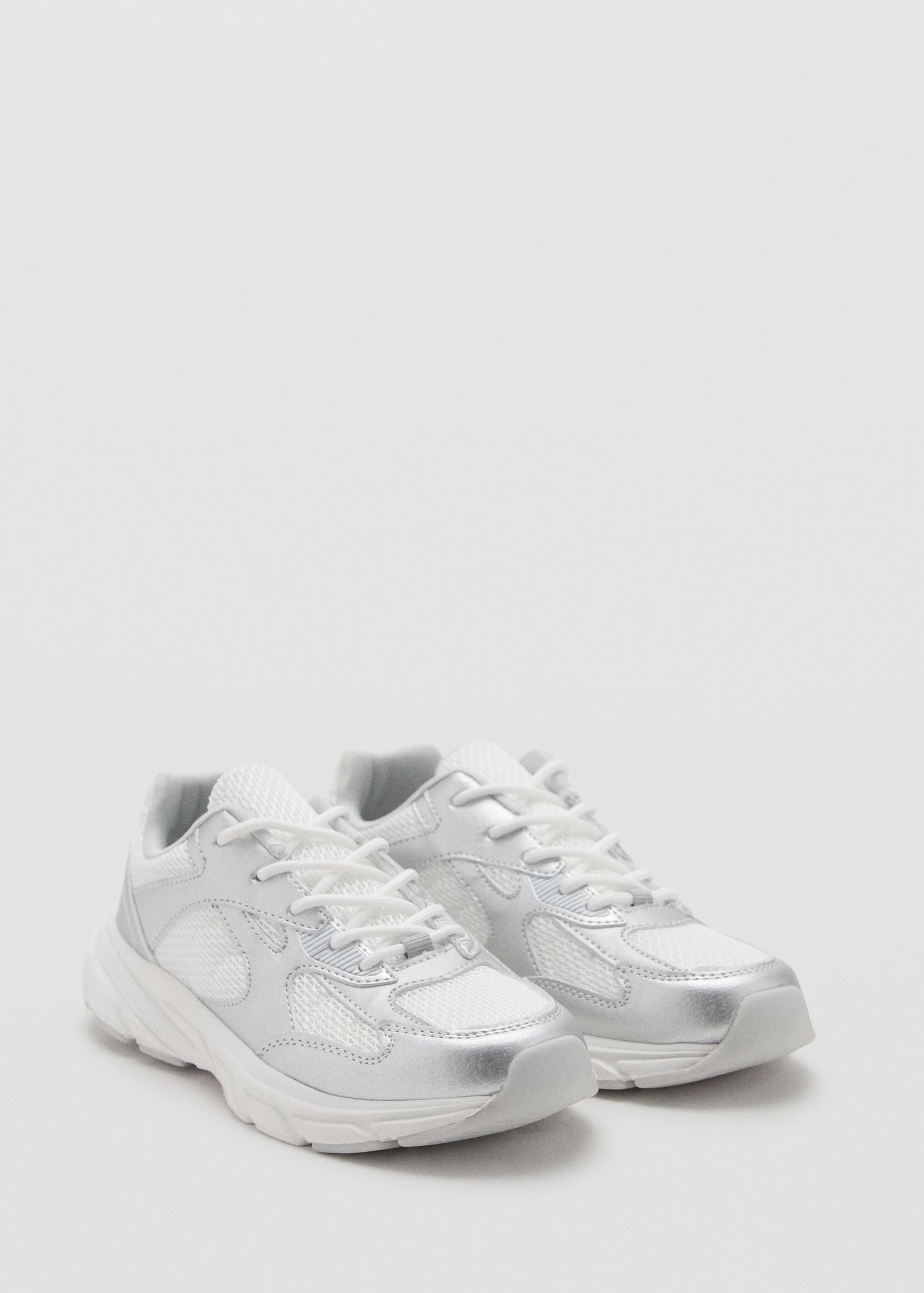 Combined sneakers with laces Kids MANGO USA