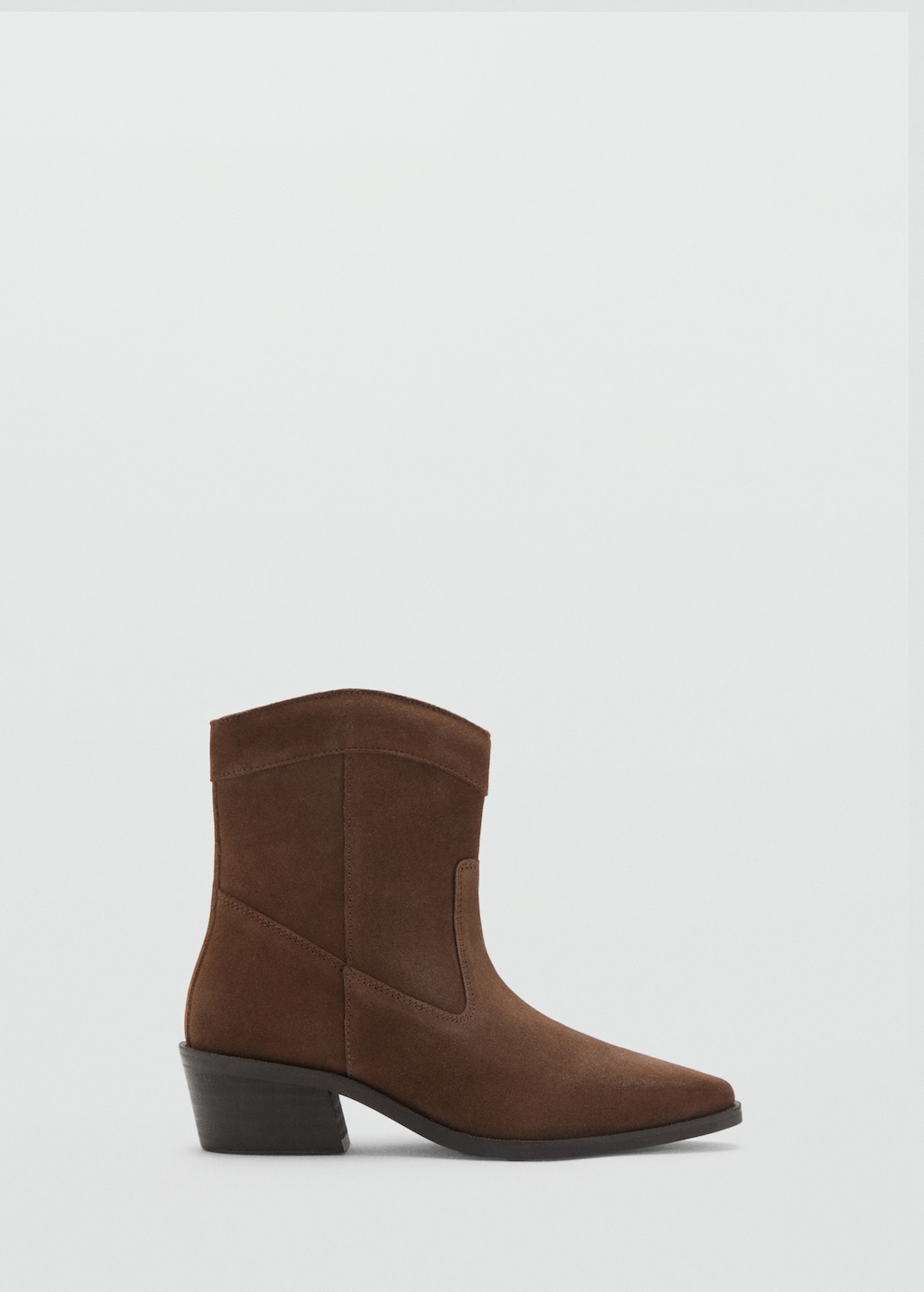 Suede leather ankle boots