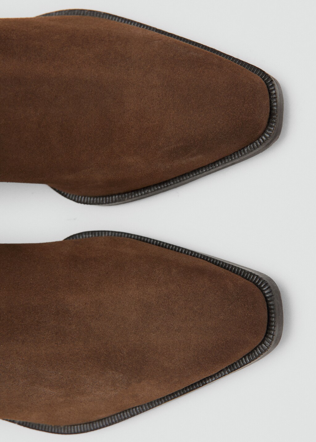 Suede leather ankle boots