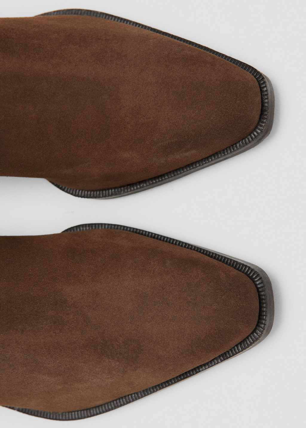 Suede leather ankle boots