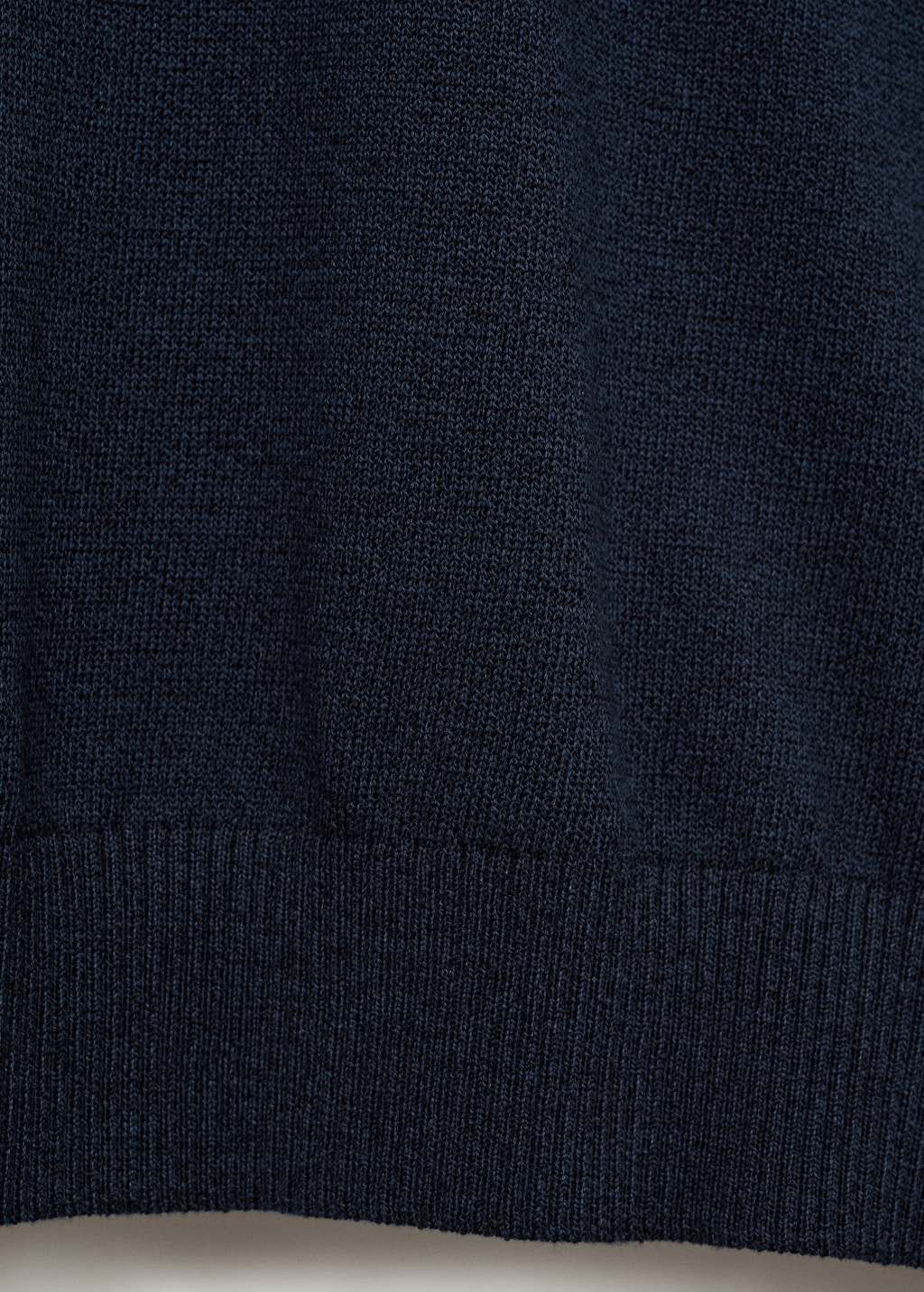 Cotton knitted polo shirt