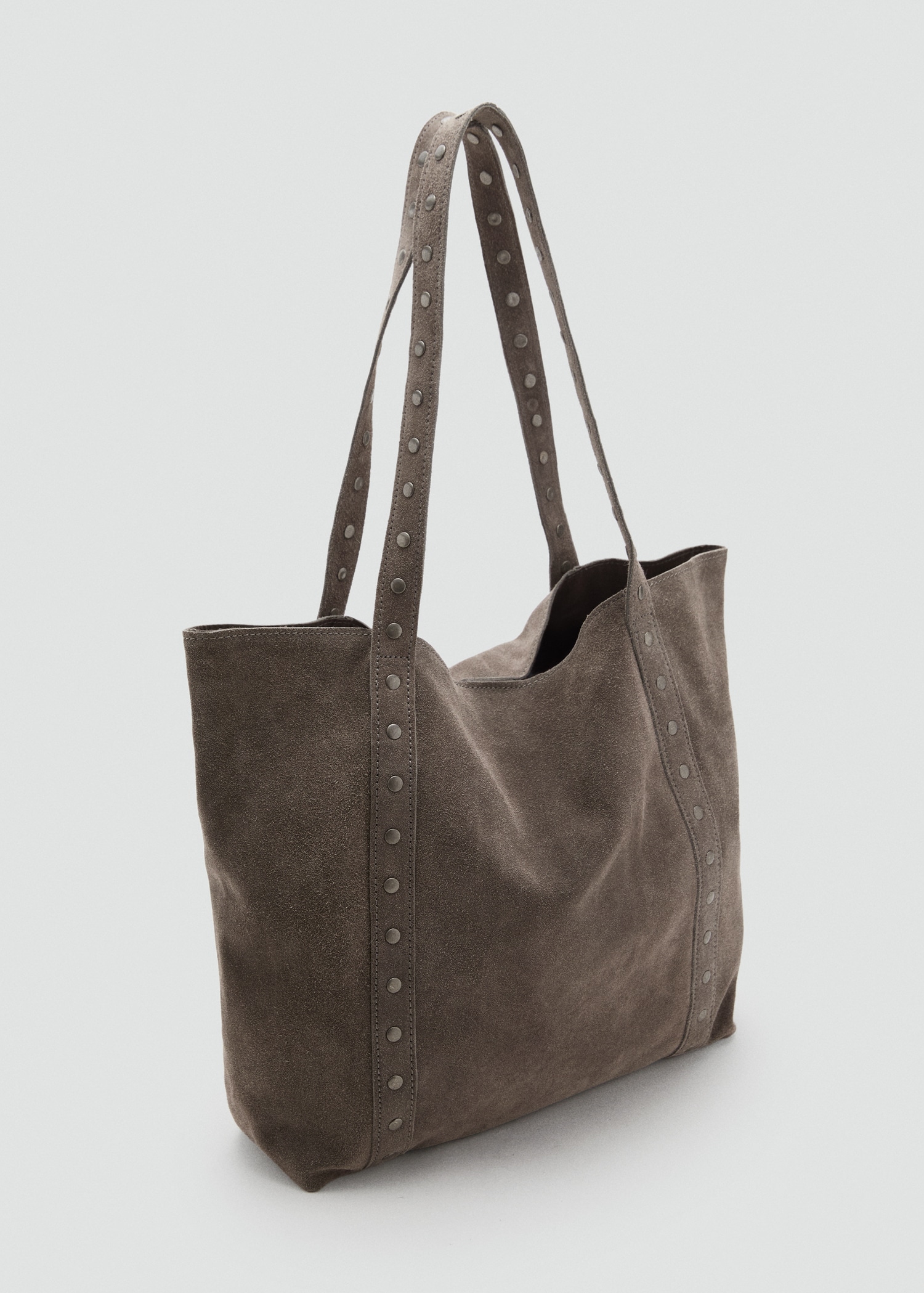Borsa tote crosta di cuoio - Piano medio