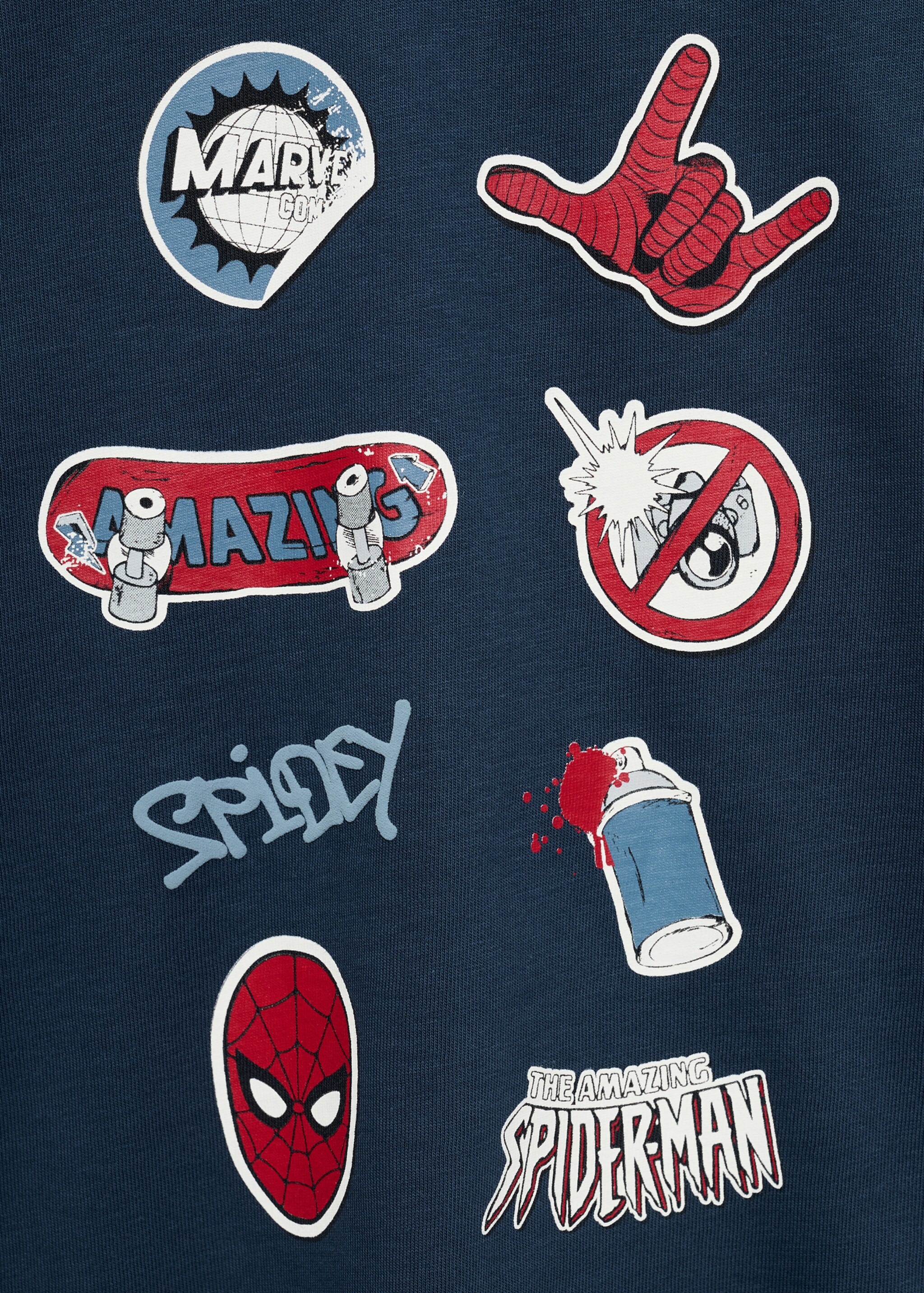 T-shirt Spider-Man - Détail de l'article 0, Bleu marine. Ref: 17044438-00.