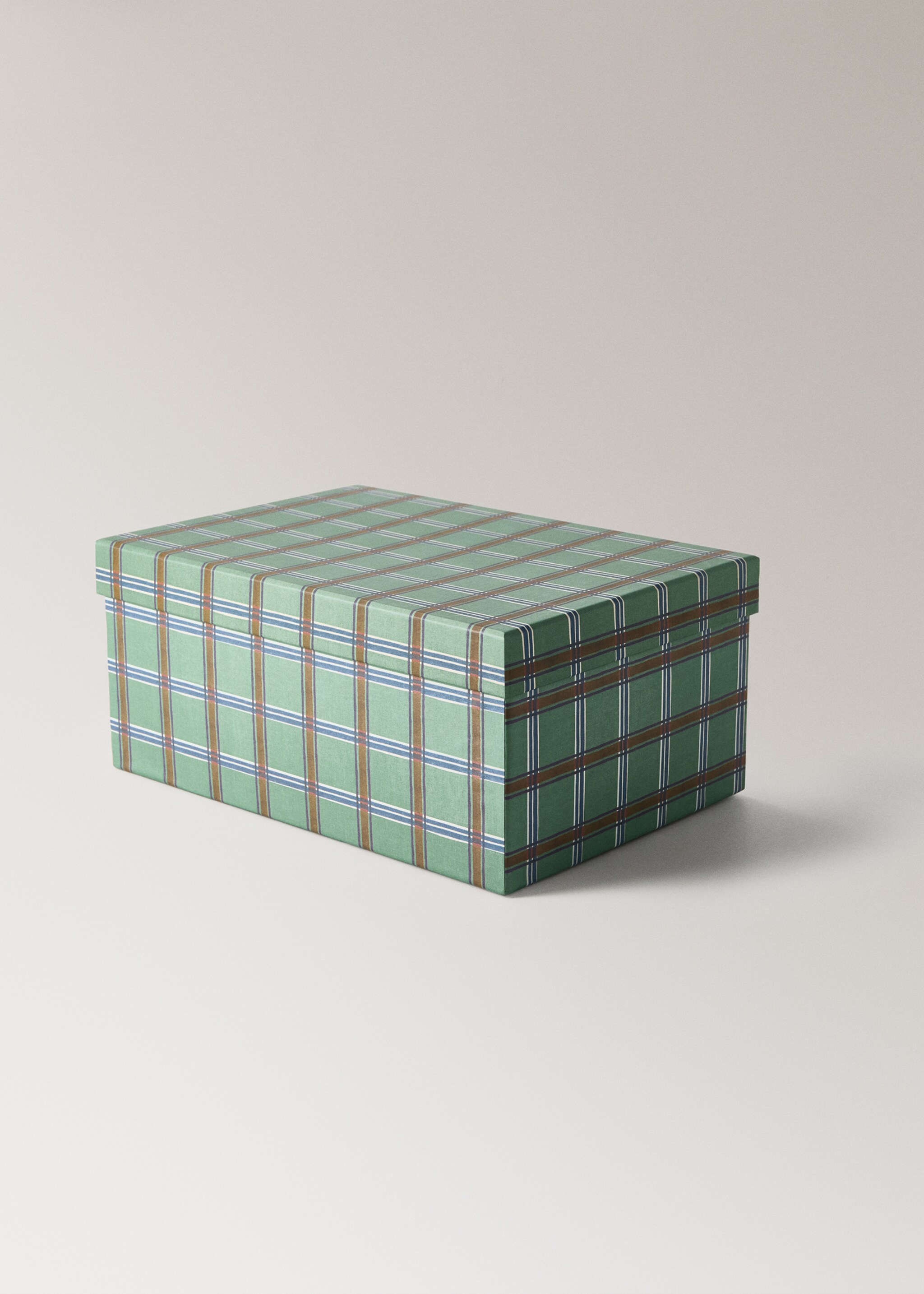 Large children’s box with print - Details of the article 1, Blue. Ref: 17044439-00.