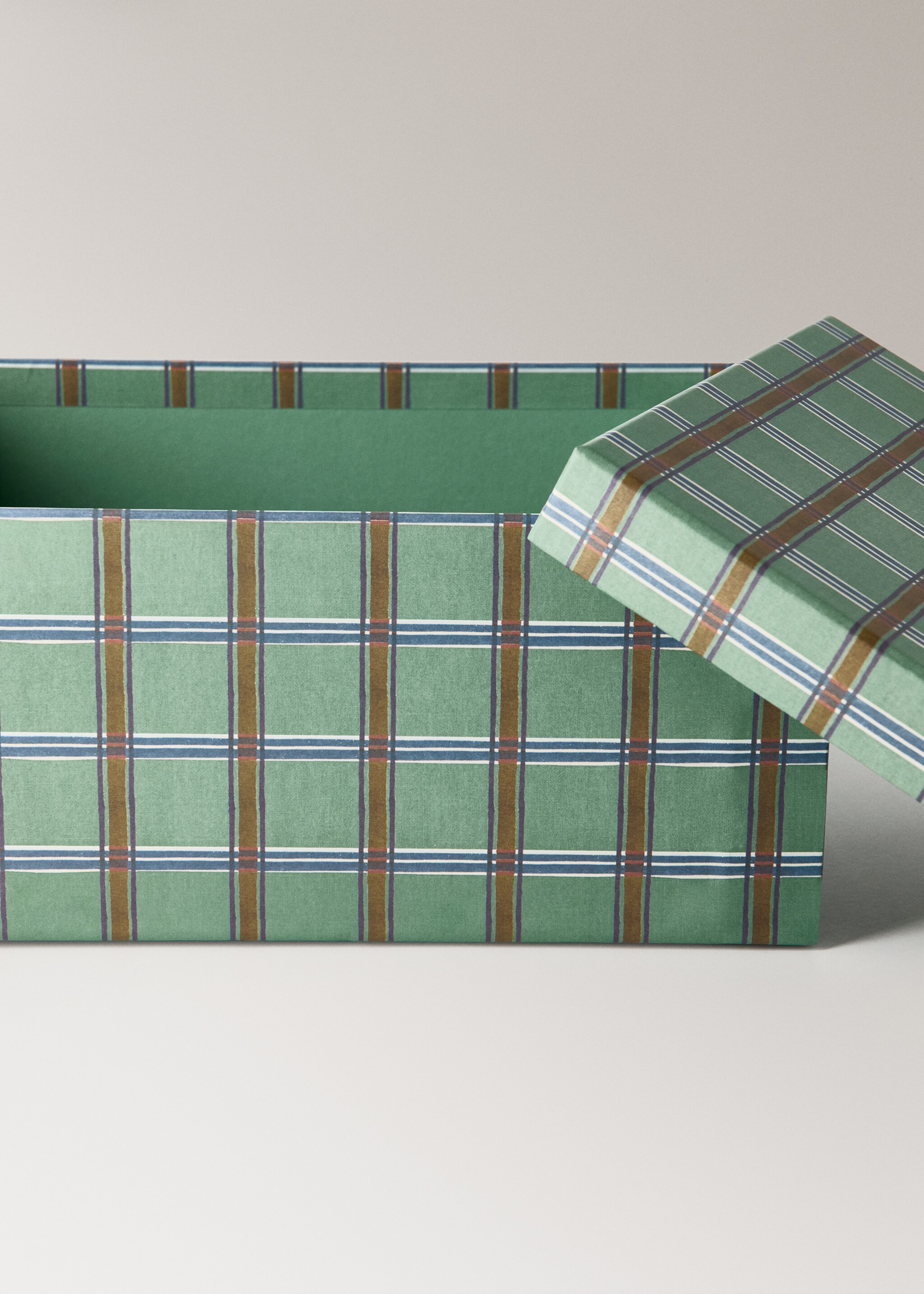 Large children’s box with print - Details of the article 2, Blue. Ref: 17044439-00.