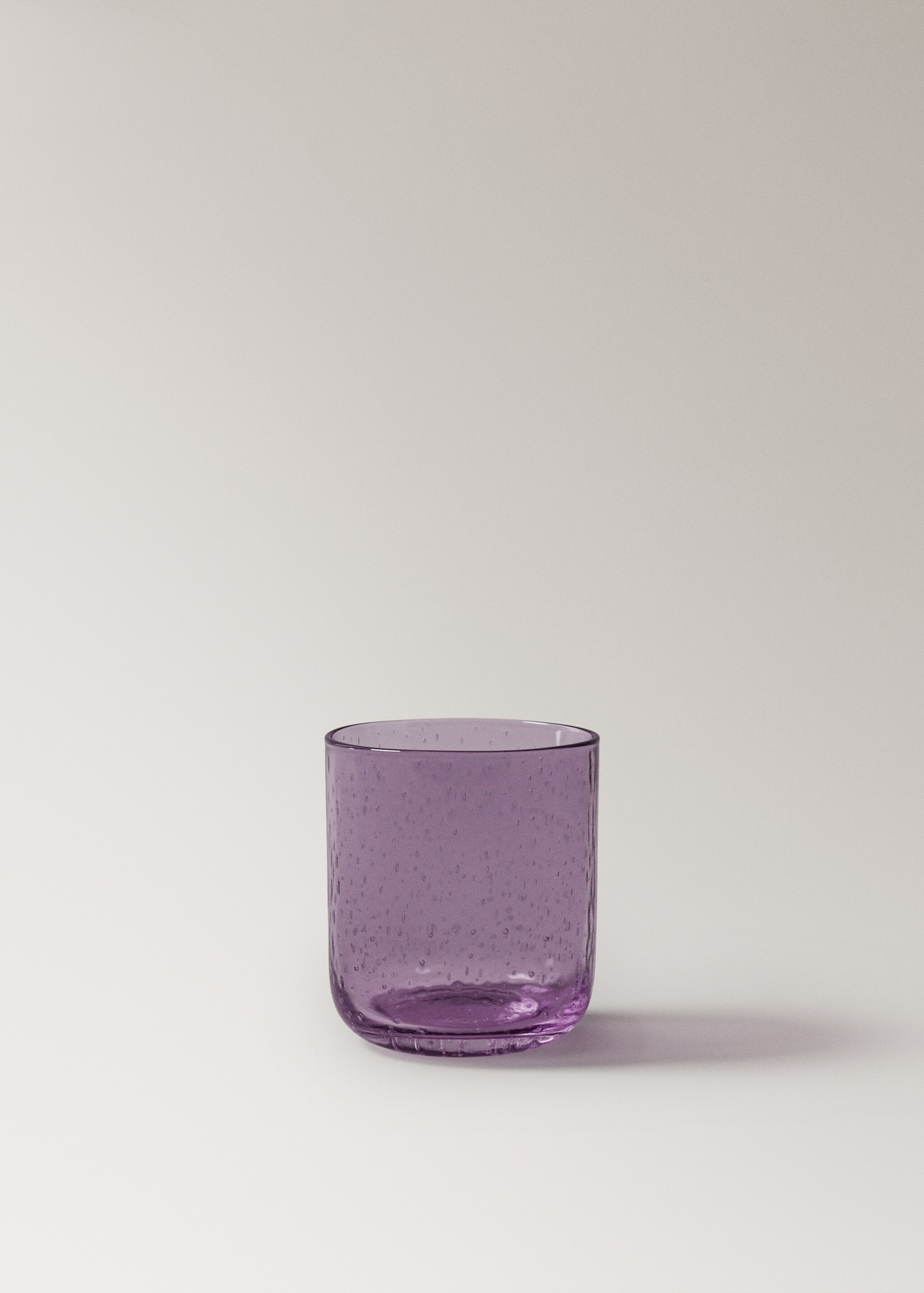 Bubble design glass tumbler - Article without model, Olive Green. Ref: 17044441-00.