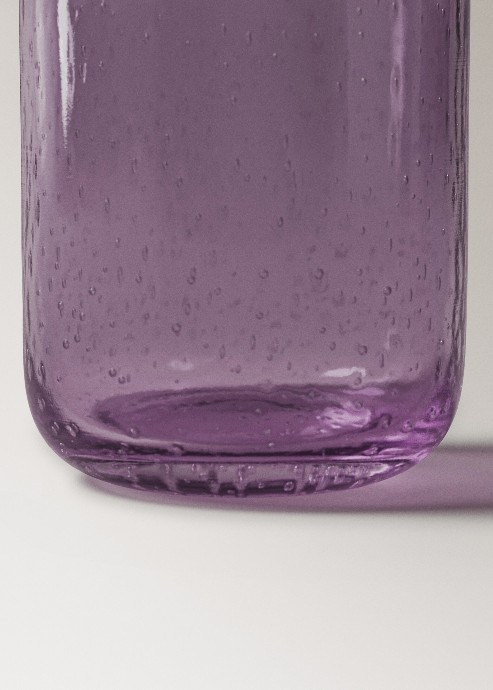 Bubble design glass tumbler - Details of the article 2, Olive Green. Ref: 17044441-00.