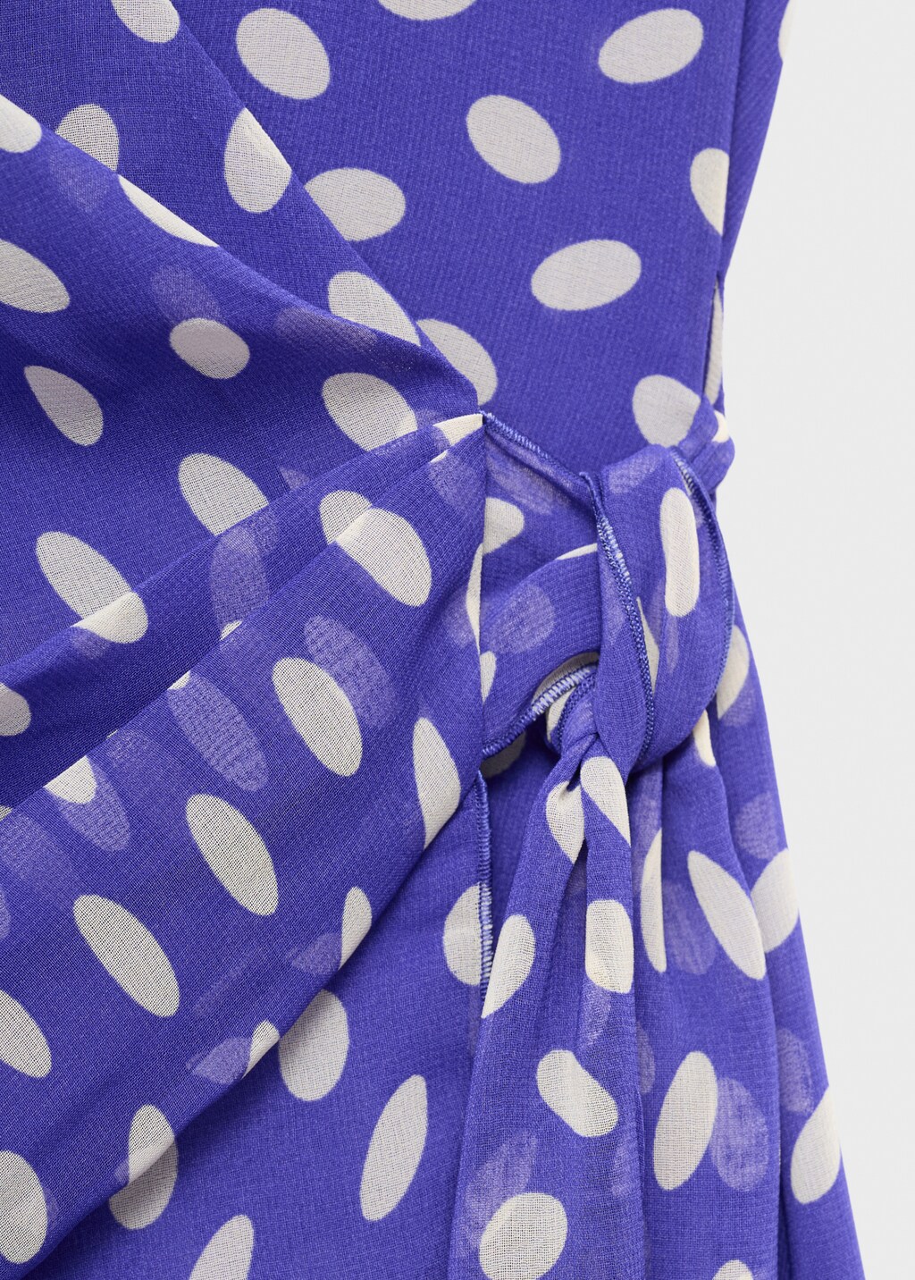 Dots wrap dress