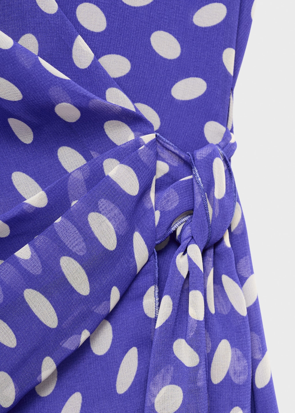 Dots wrap dress