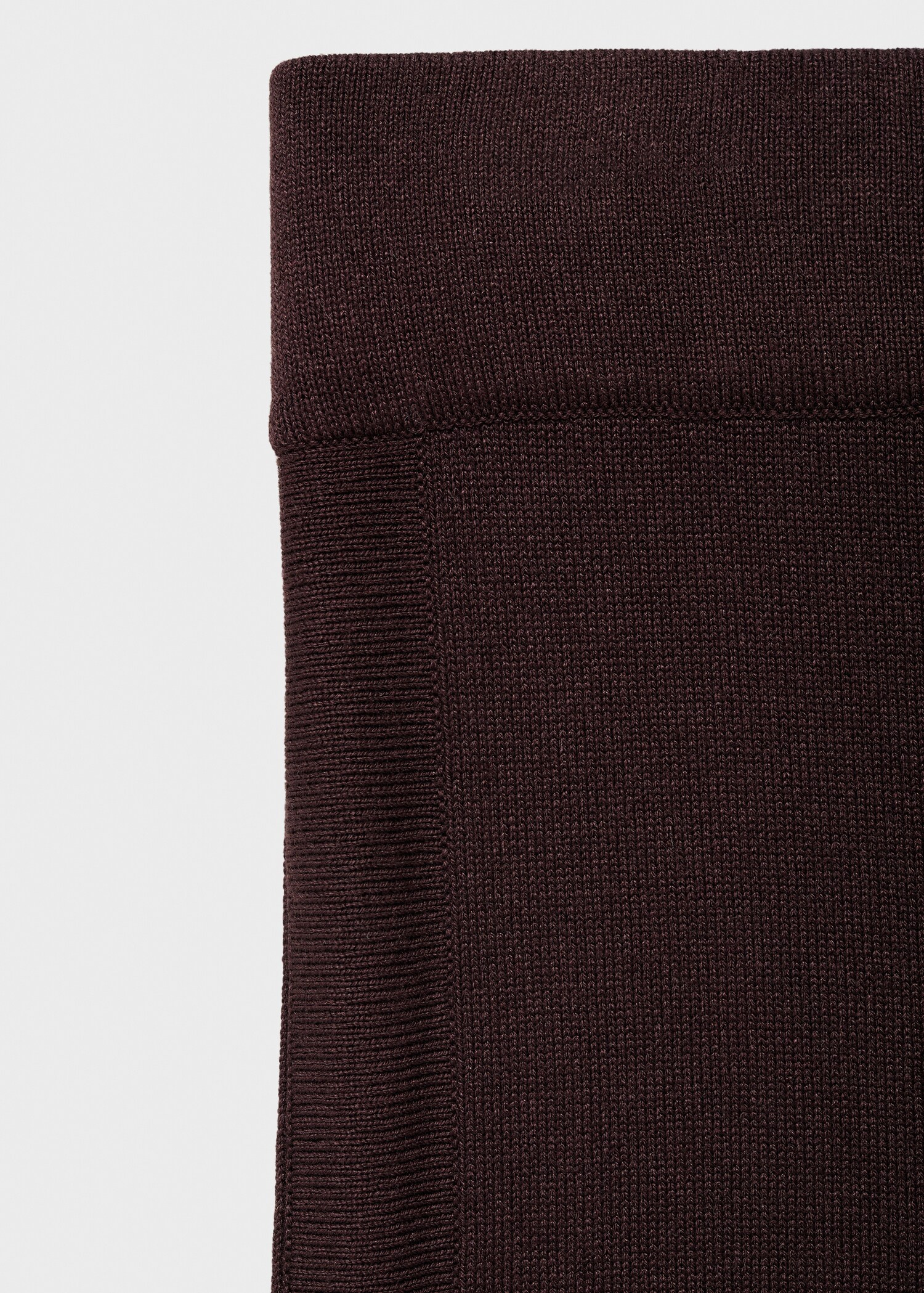 Fine-knit wideleg trousers - Details of the article 8