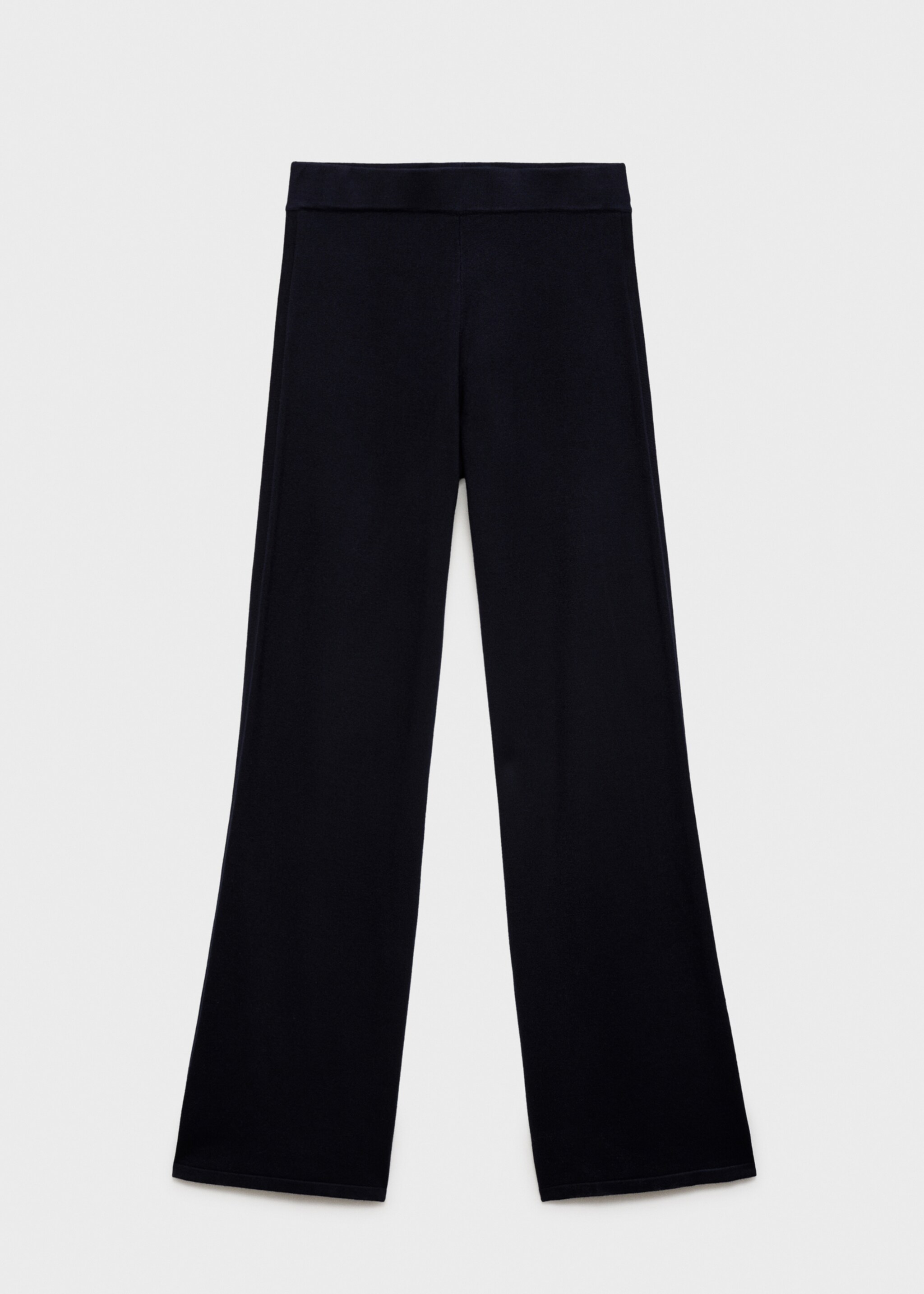 İnce triko wideleg pantolon - Modelsiz ürün, Lacivert. Ref: 17044776-00.