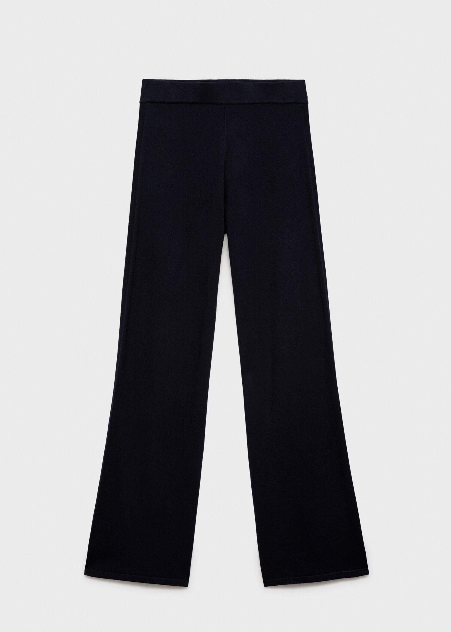 Fine-knit wideleg trousers - Article without model