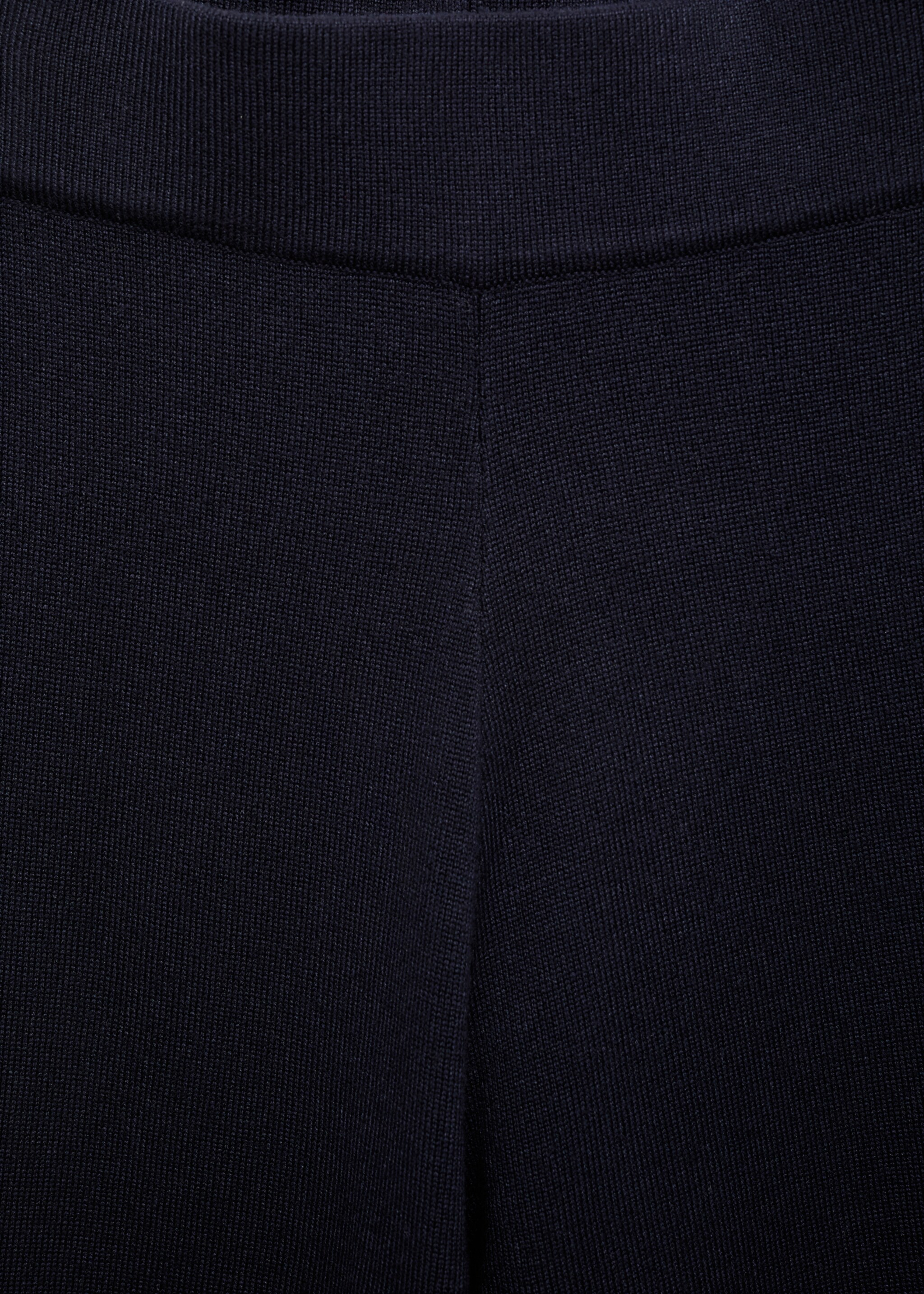 İnce triko wideleg pantolon - Ürün detayı 8, Lacivert. Ref: 17044776-00.