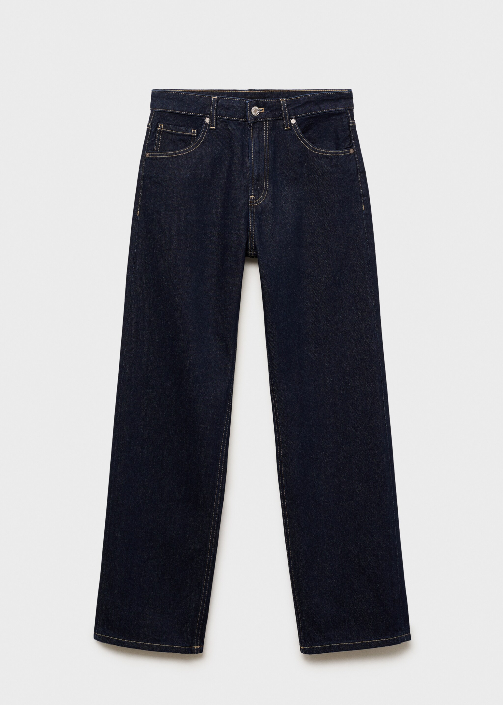 Miami medium-rise straight-fit jeans - Article without model, Open Blue. Ref: 17044781-00.