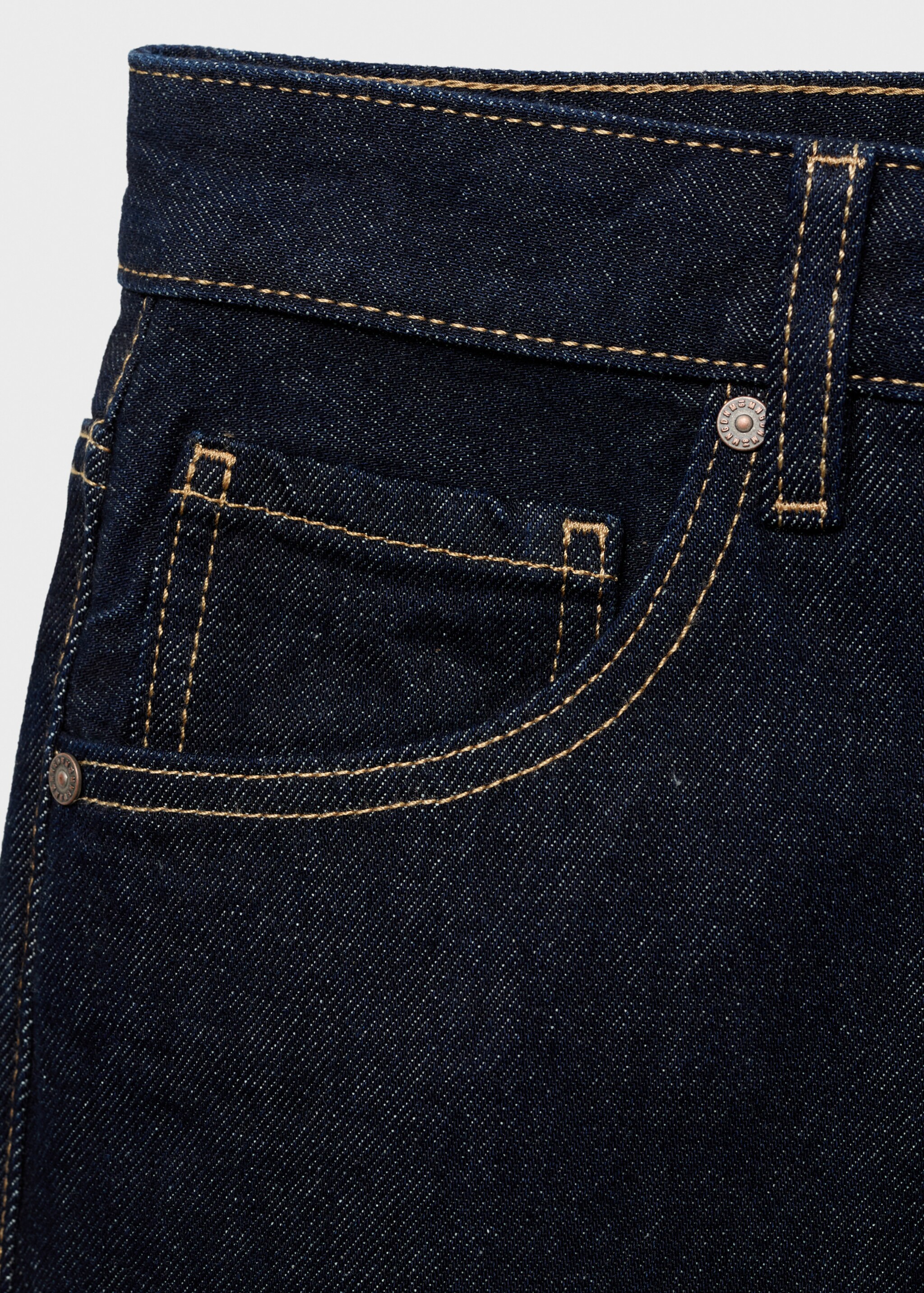 Miami medium-rise straight-fit jeans - Details of the article 0, Open Blue. Ref: 17044781-00.