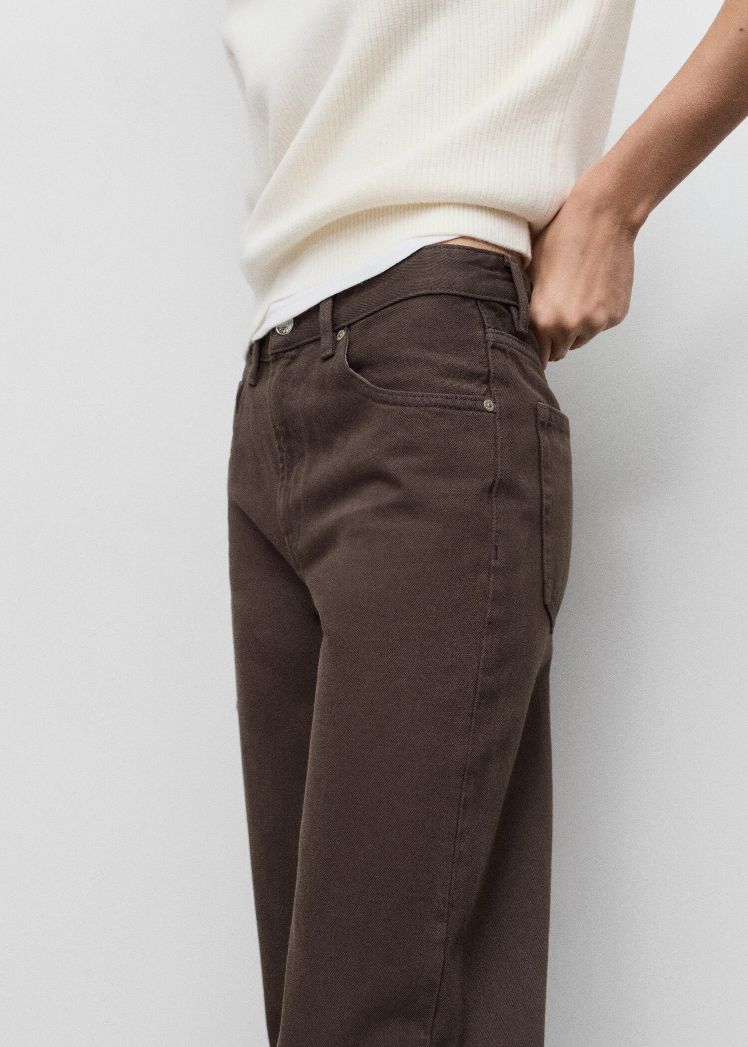 Miami medium-rise straight-fit jeans - Details of the article 6