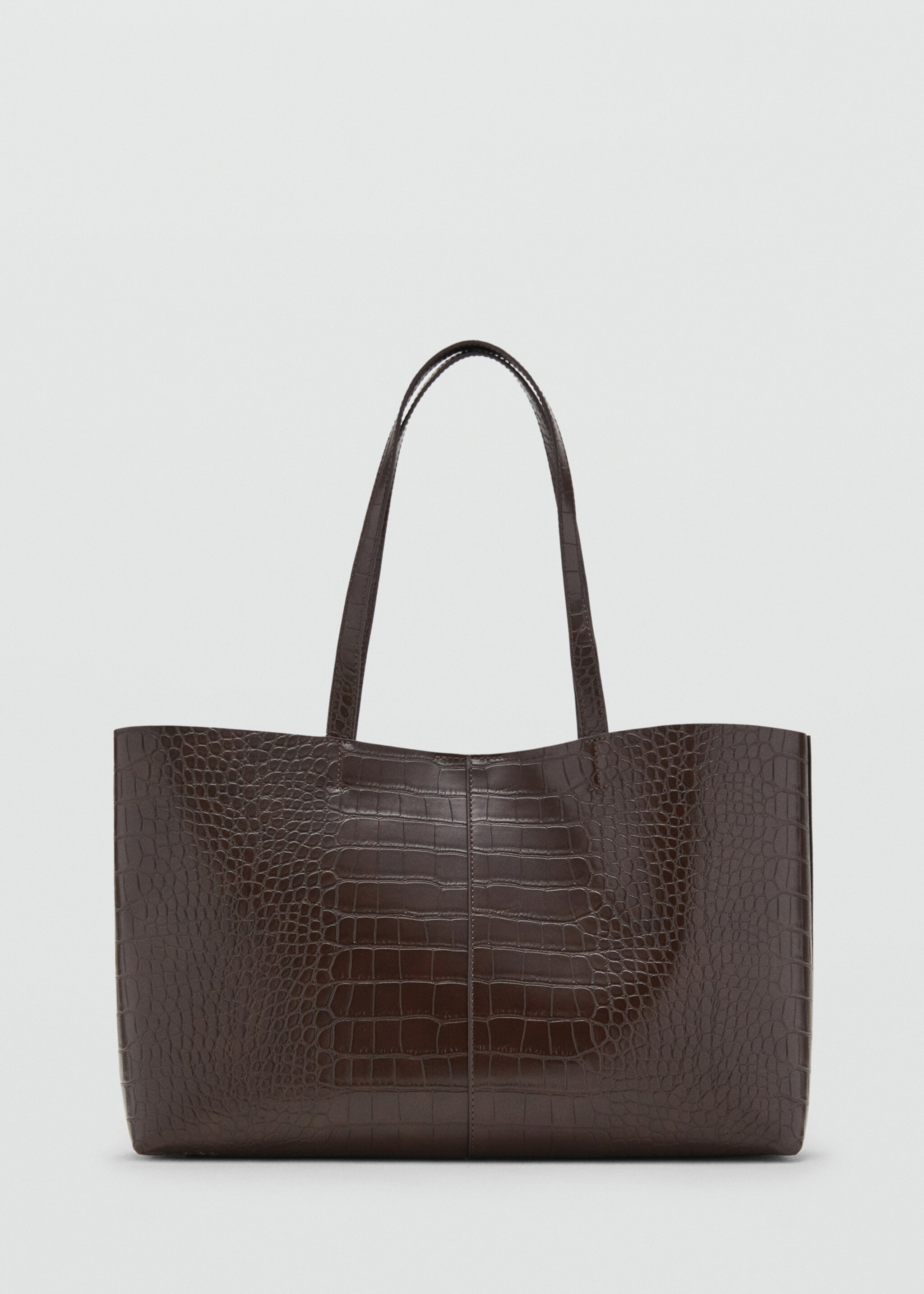 Shopper-Bag mit Doppelhenkel - Artikel ohne Model, Schokolade. Ref: 17044784-00.