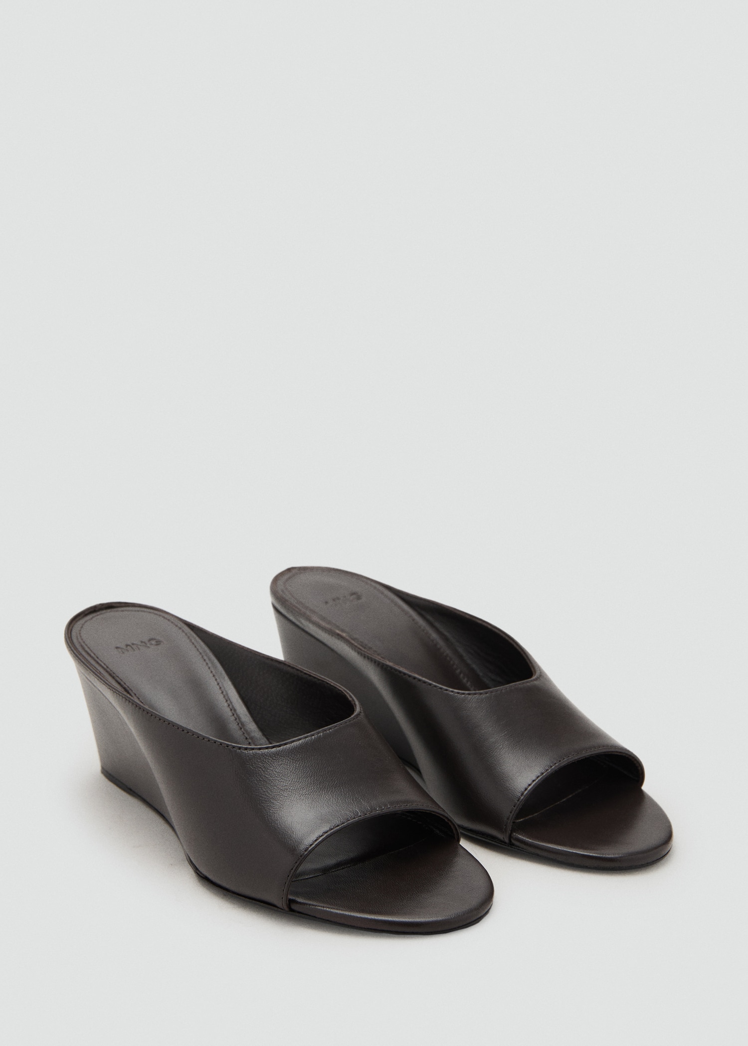 Sandali pelle zeppa MANGO Italia