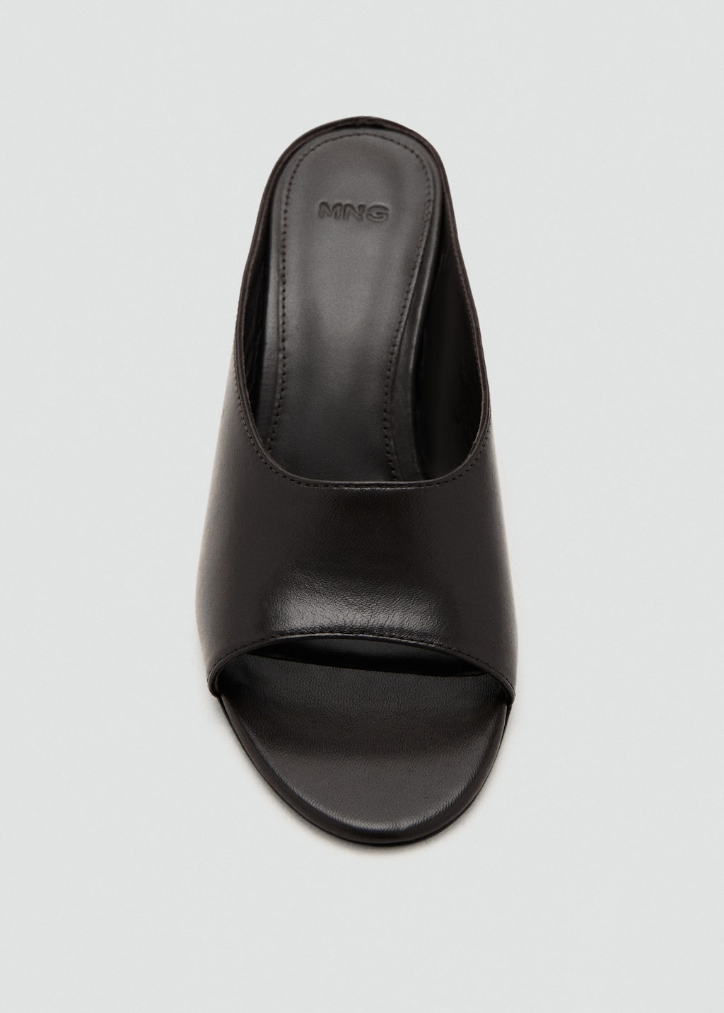 Leather wedge sandals