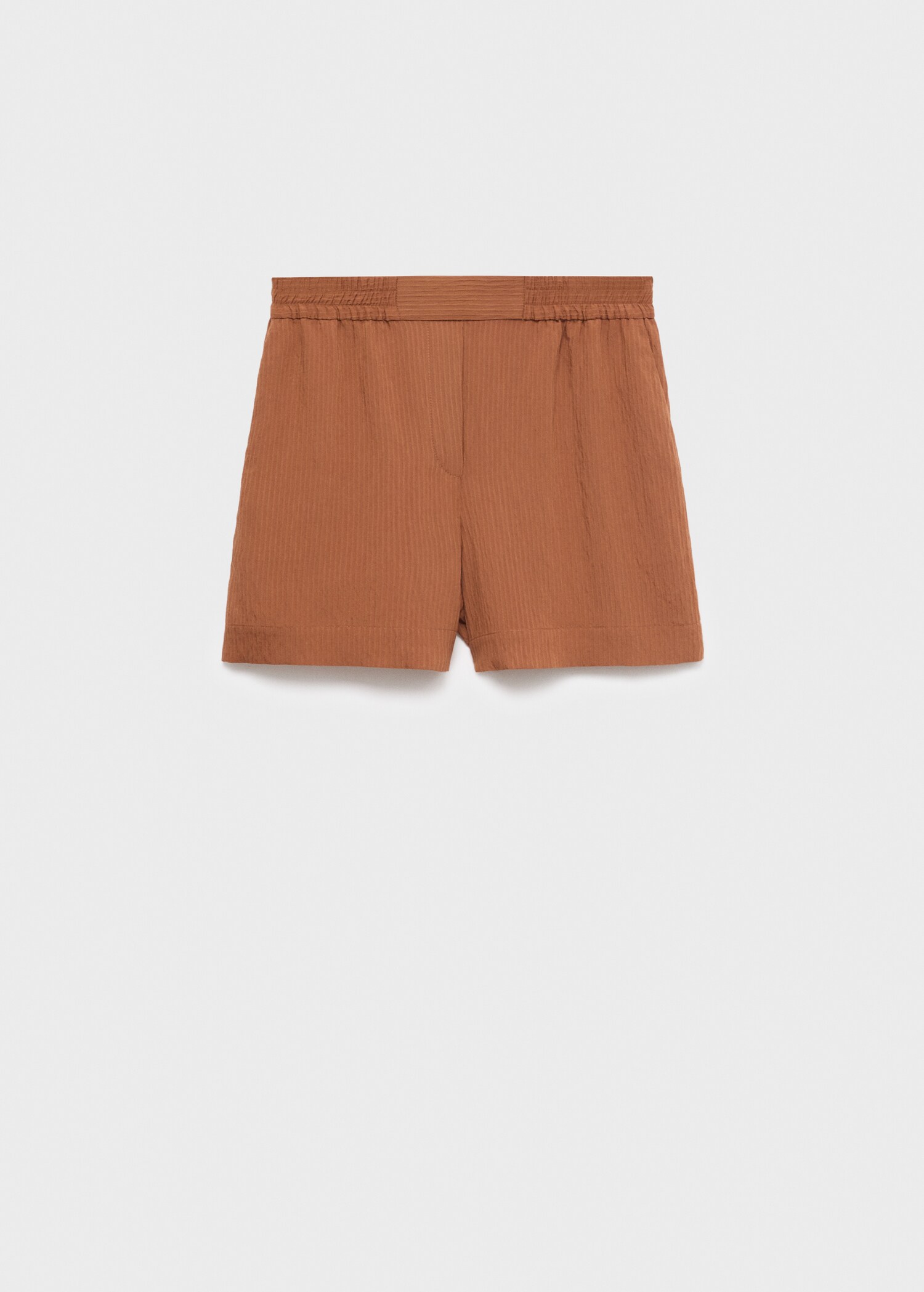 Trim contrast texture shorts - Товар без моделі