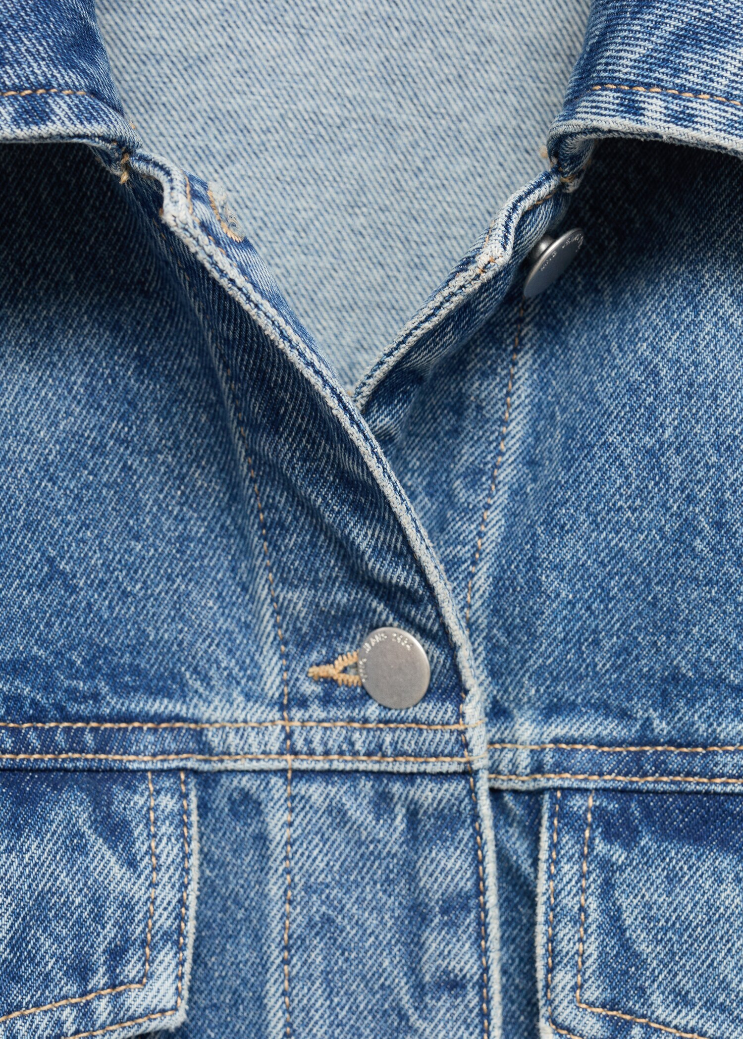 Veste jean cintrée à poches - Détail de l'article 8