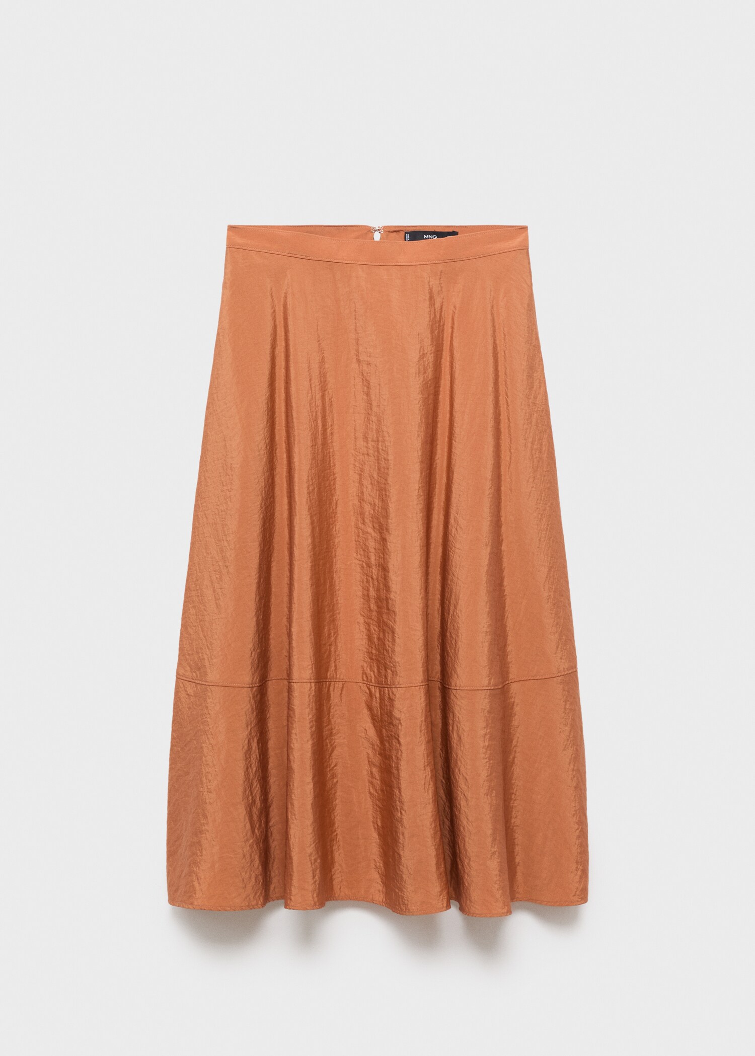 Midi satin skirt - Article without model