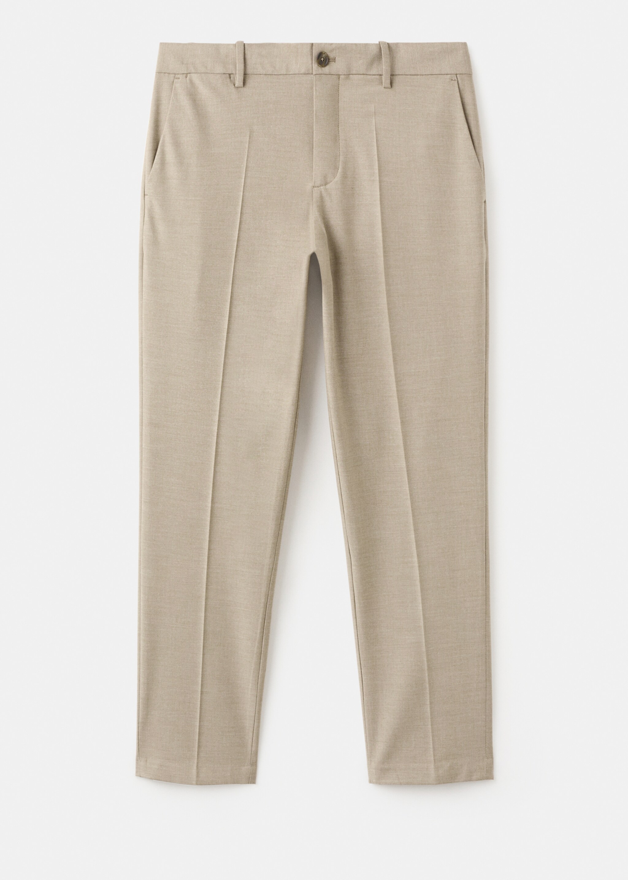 Bologna slim-fit comfort-stretch trousers - Article without model, Ochre. Ref: 17045140-00.