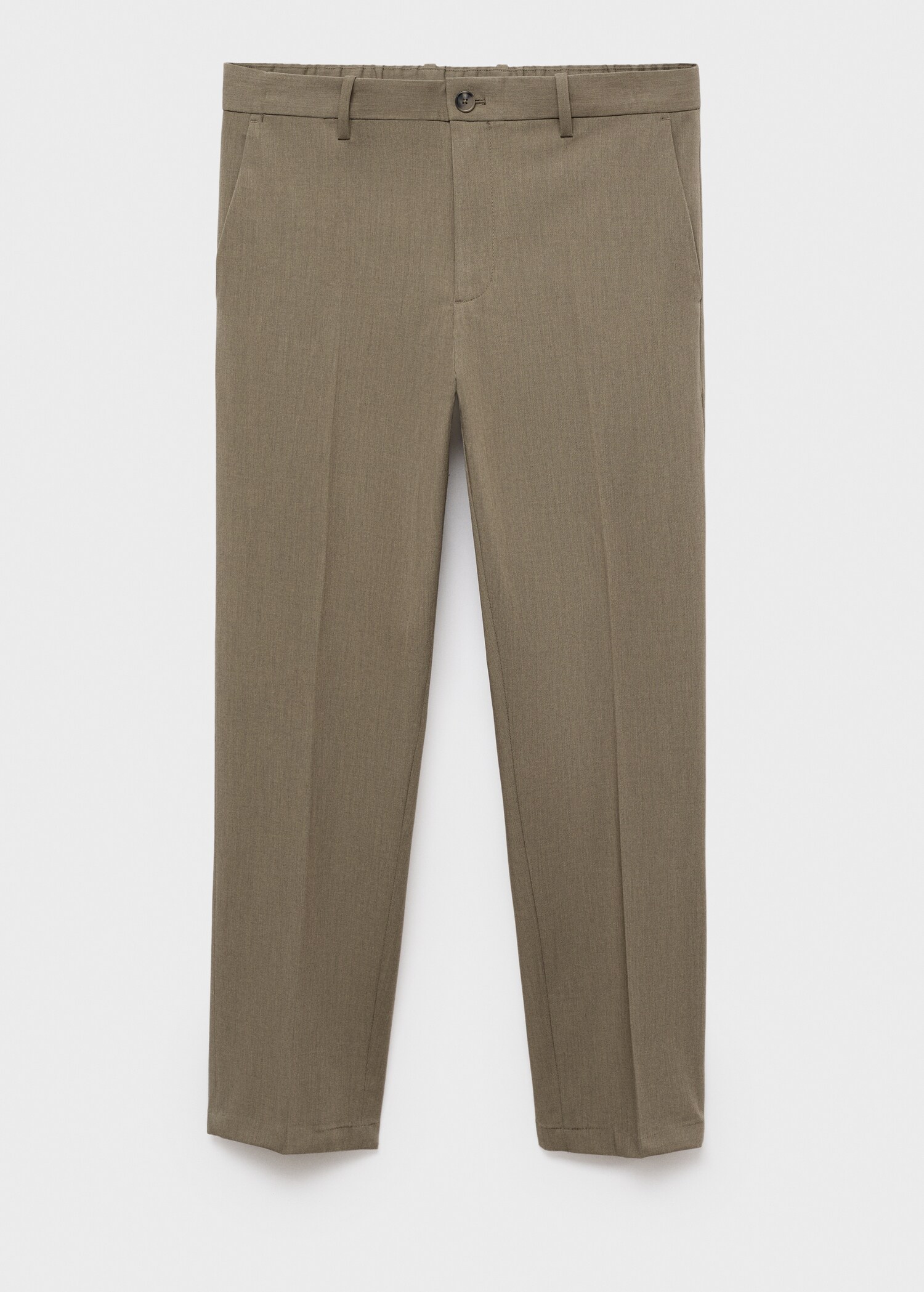 Stretch fabric slim-fit trousers - Article without model