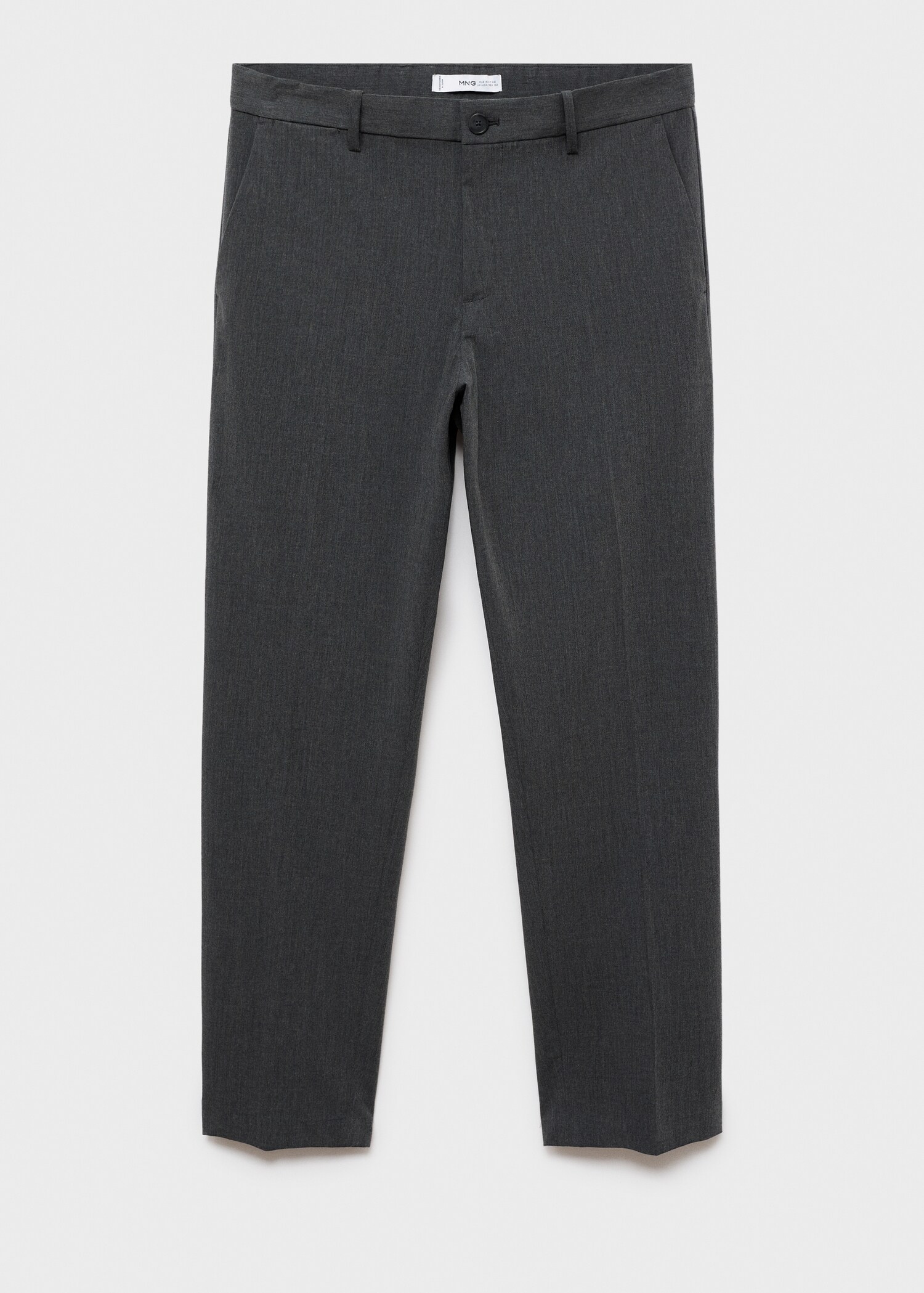 Stretch fabric slim-fit trousers - Article without model