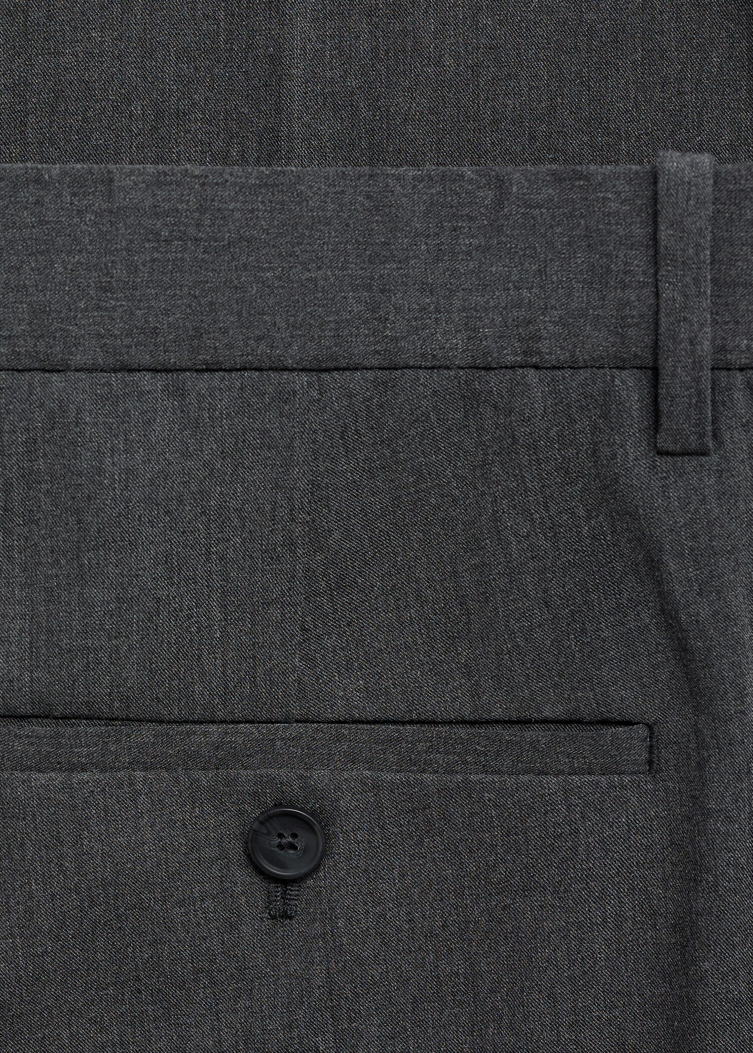 Stretch fabric slim-fit trousers - Details of the article 0