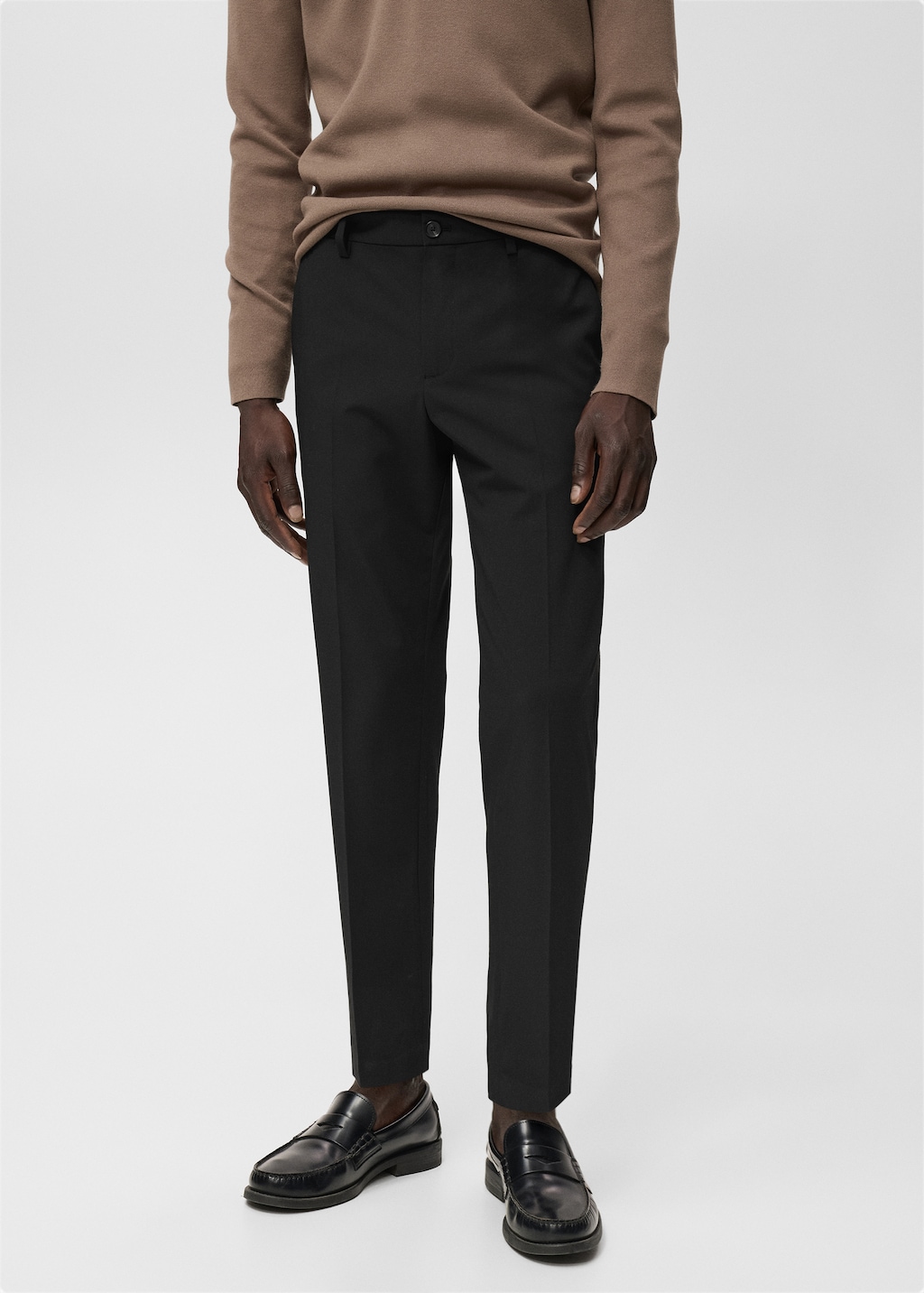 Bologna cropped slim-fit trousers