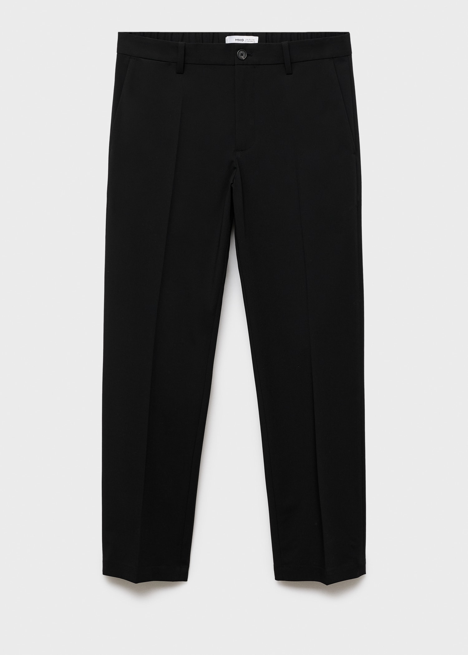 Stretch fabric slim-fit trousers - Article without model