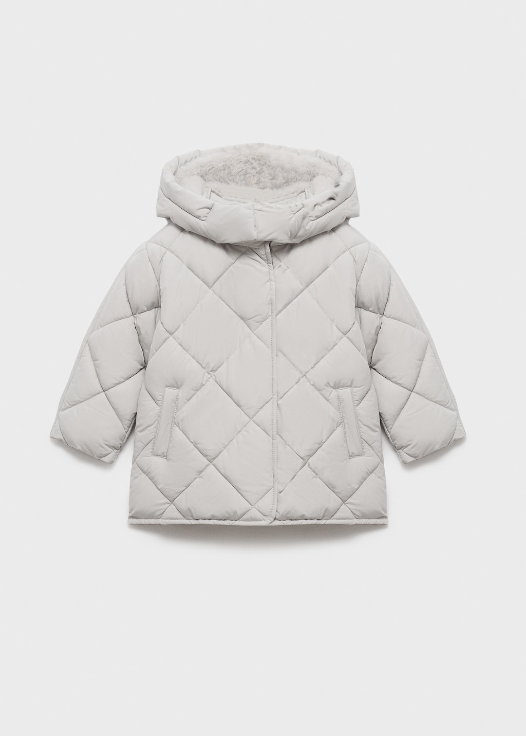 Hood puffer coat