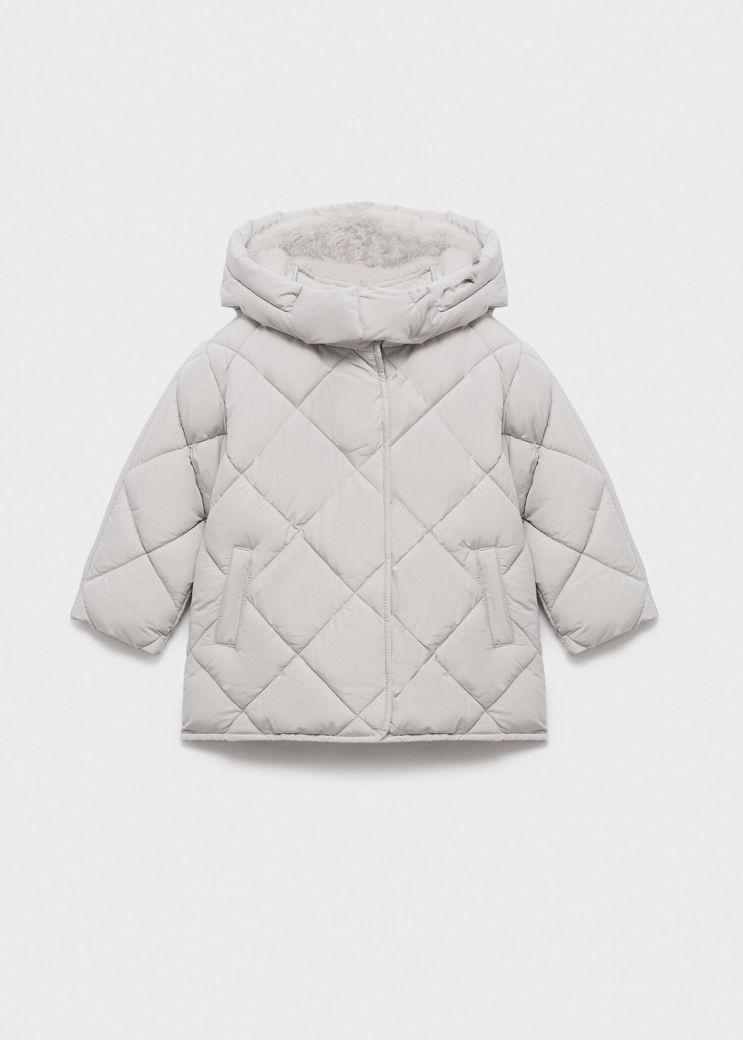 Hood quilted coat - Article without model