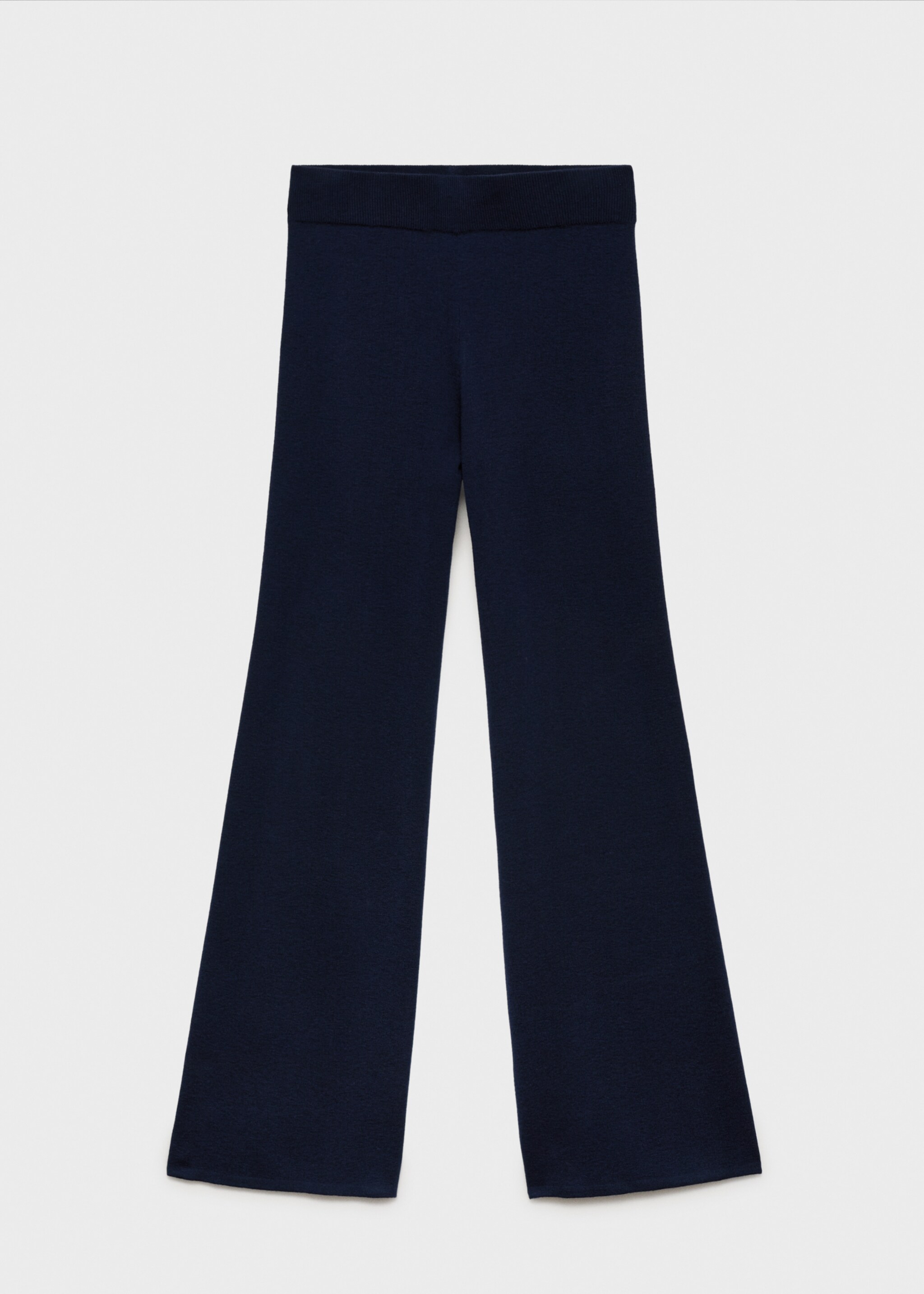 Pantalon maille coton lin - Article sans modèle, Bleu marine. Ref: 17045149-00.
