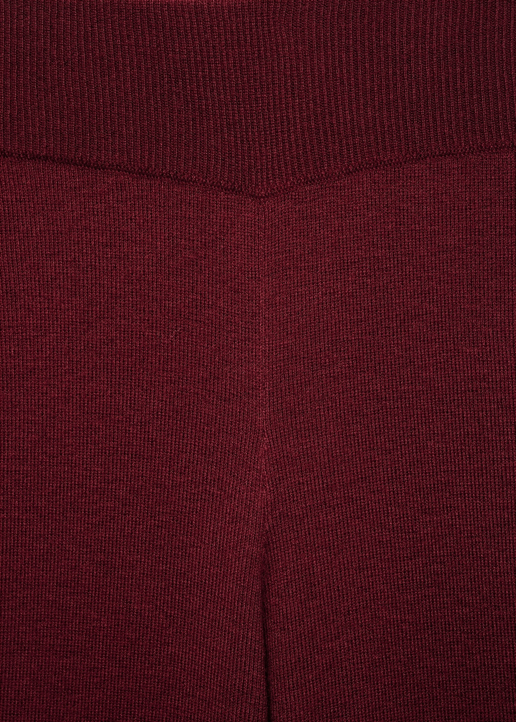 Straight knitted pants