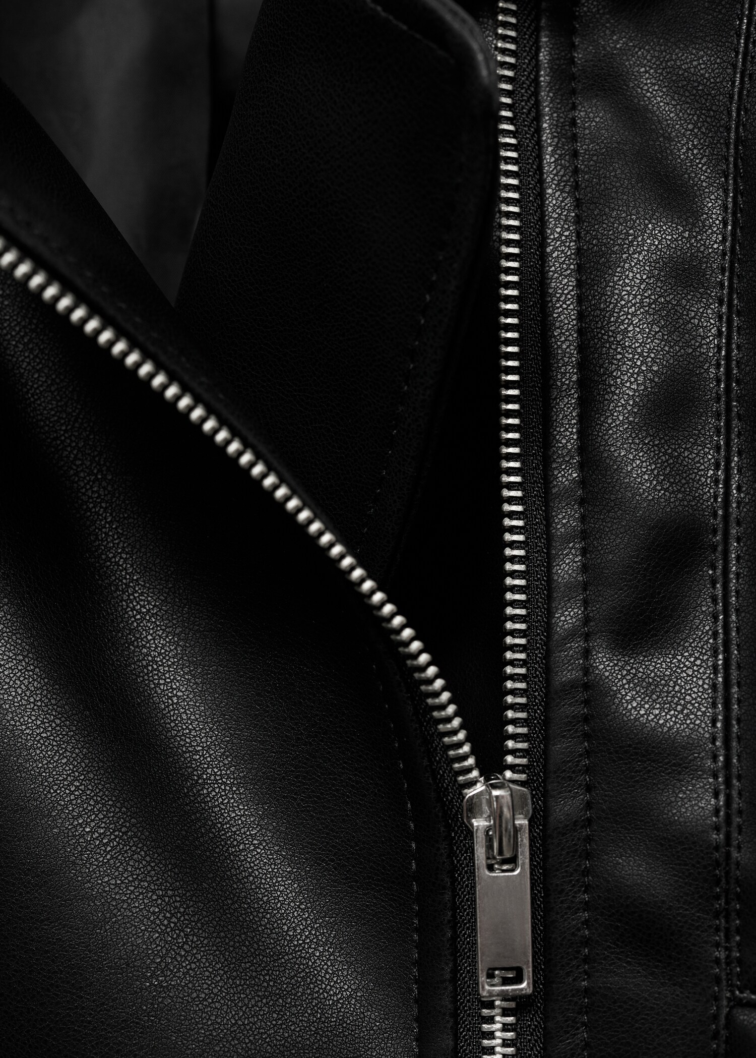 Veste biker en polipiel - Détail de l'article 0