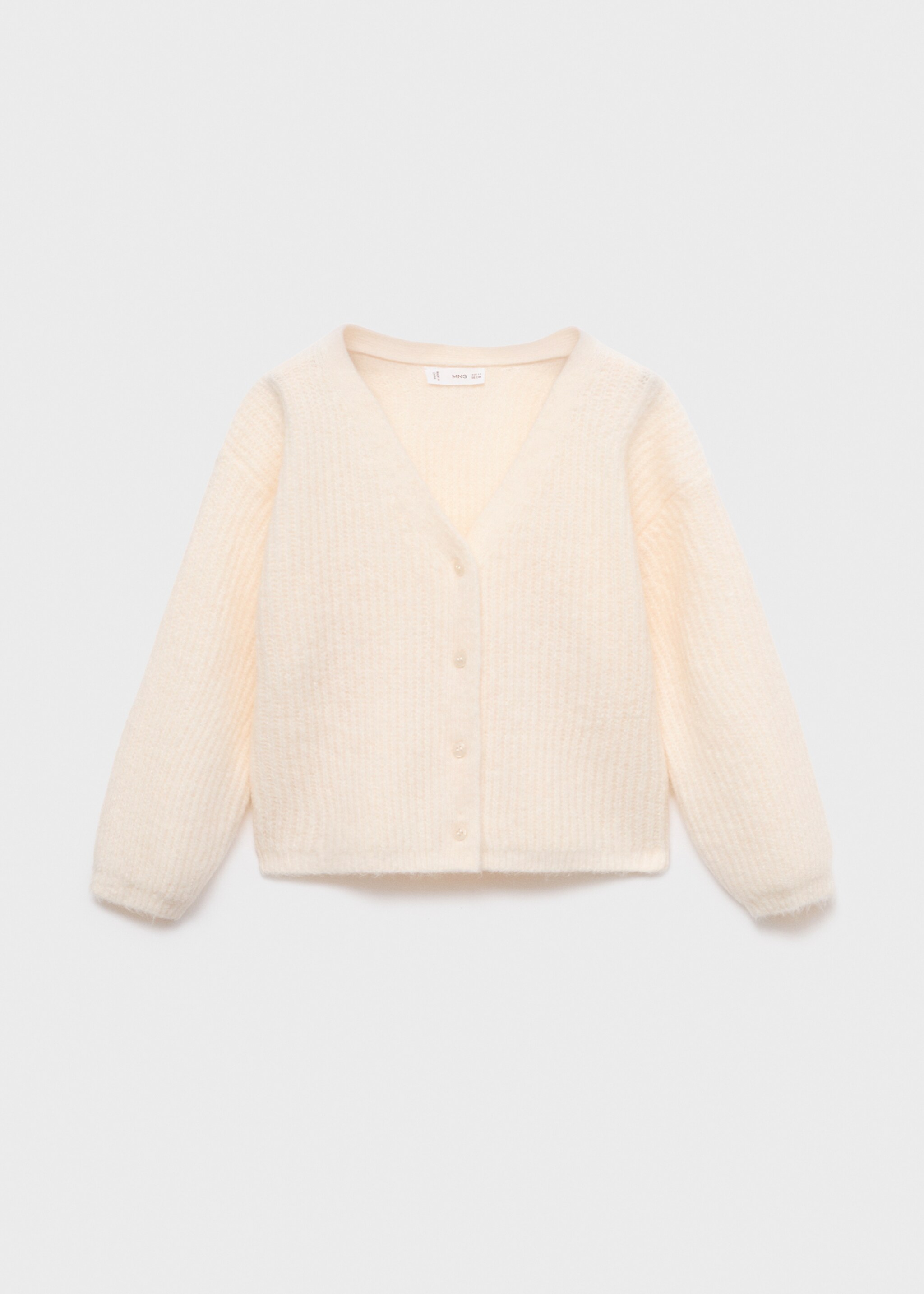 Chunky knit cardigan - Article without model, Off White. Ref: 17045153-00.