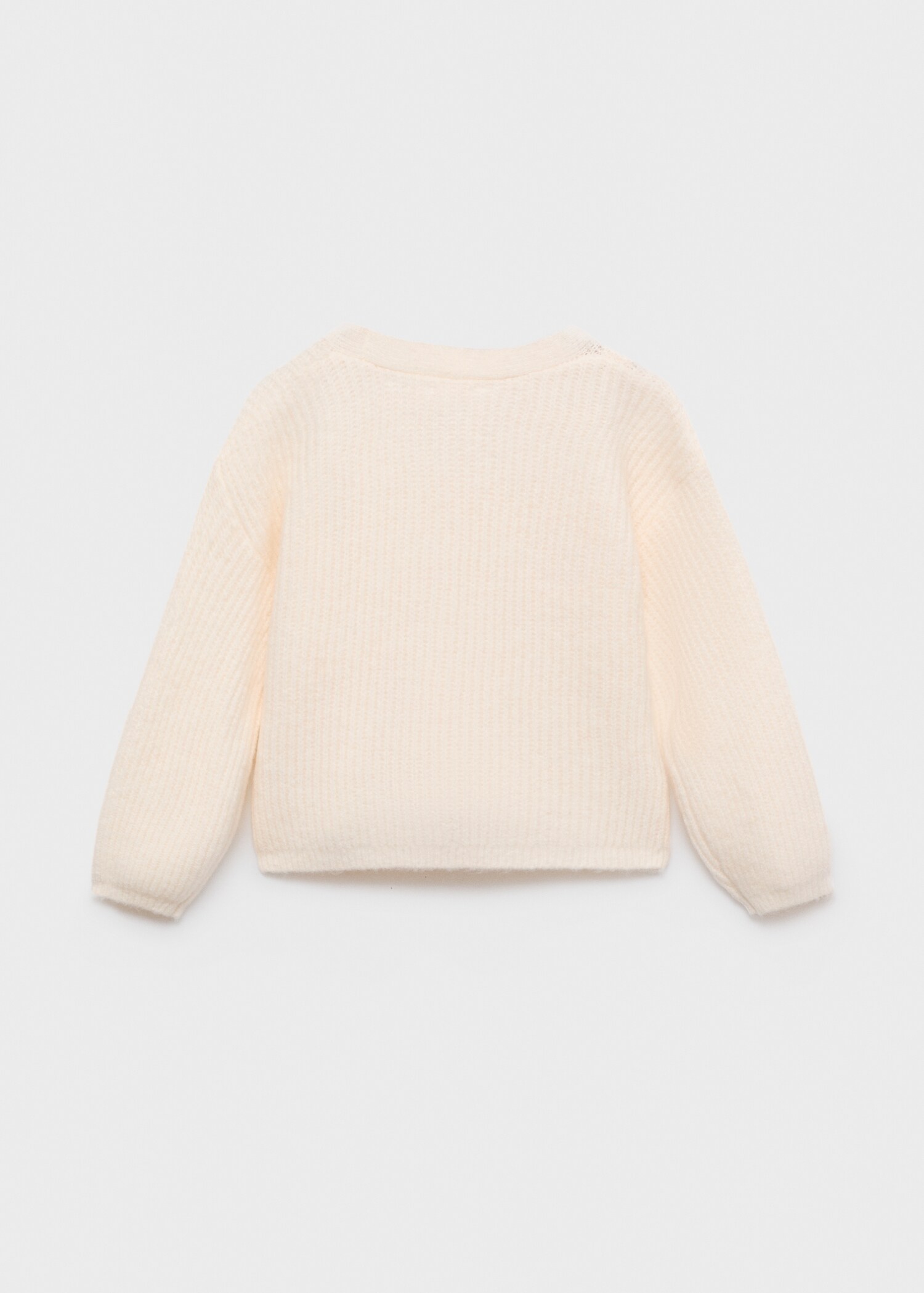 Chunky knit cardigan - Reverse of the article