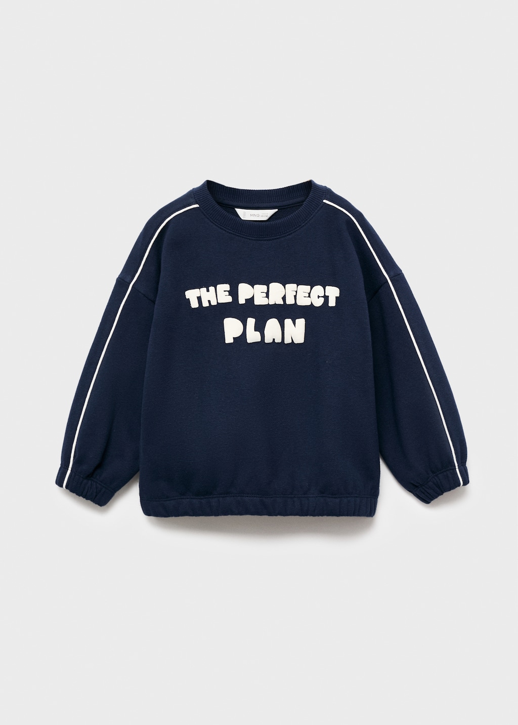 Printed embossed sweatshirt