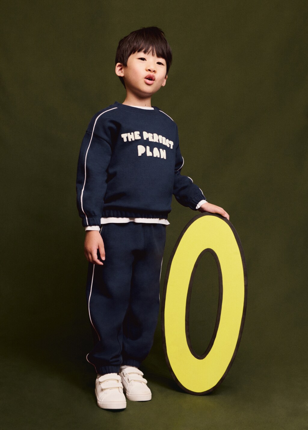 Printed embossed sweatshirt