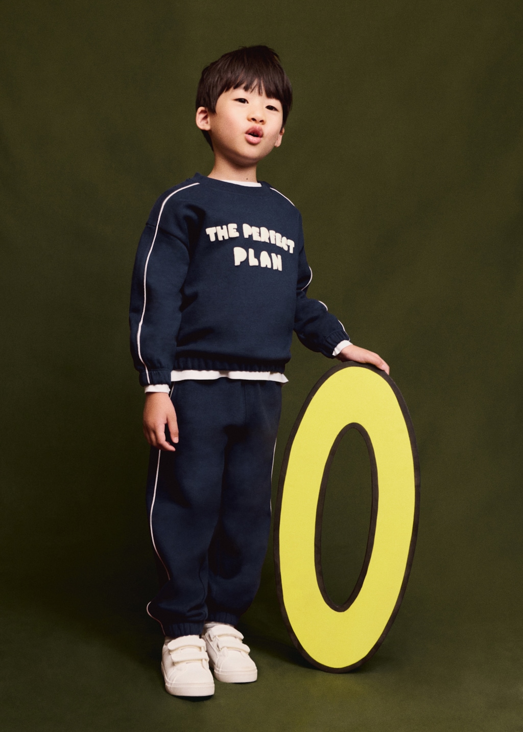 Printed embossed sweatshirt