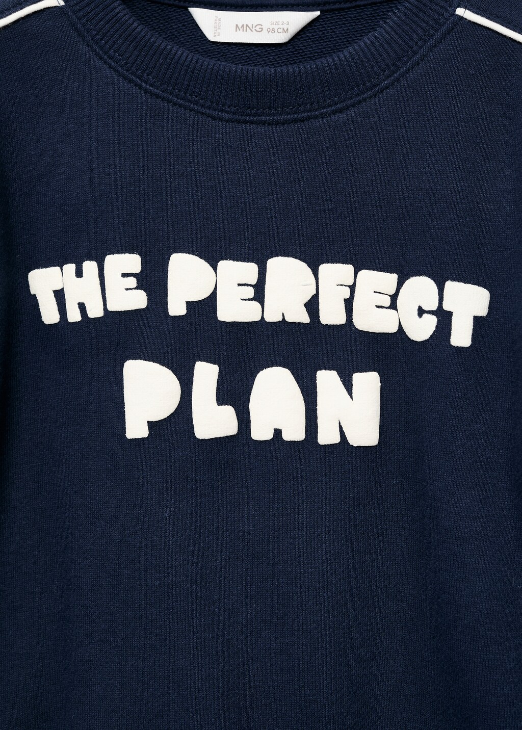 Printed embossed sweatshirt